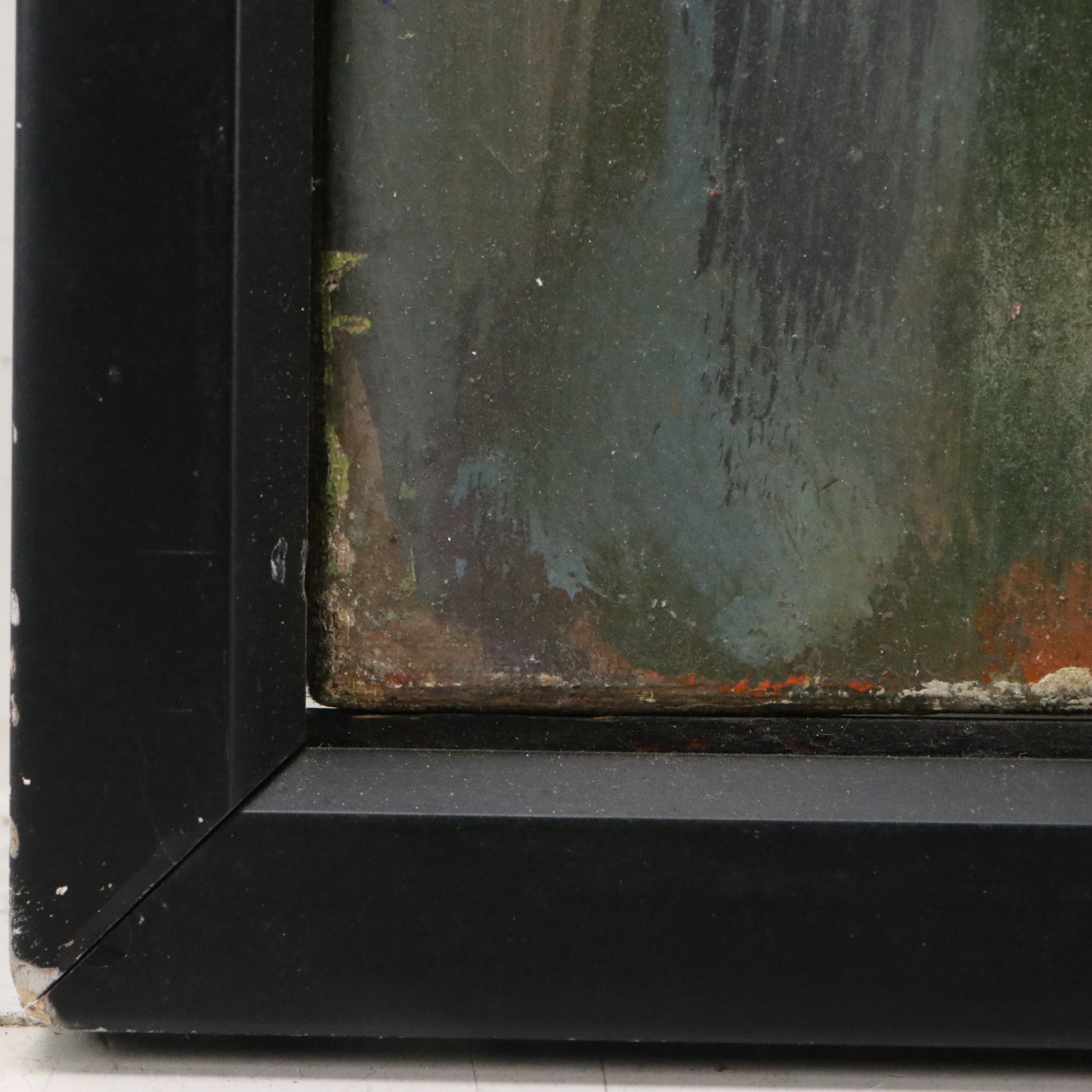 Modernist Impasto Floral Still Life Oil Painting