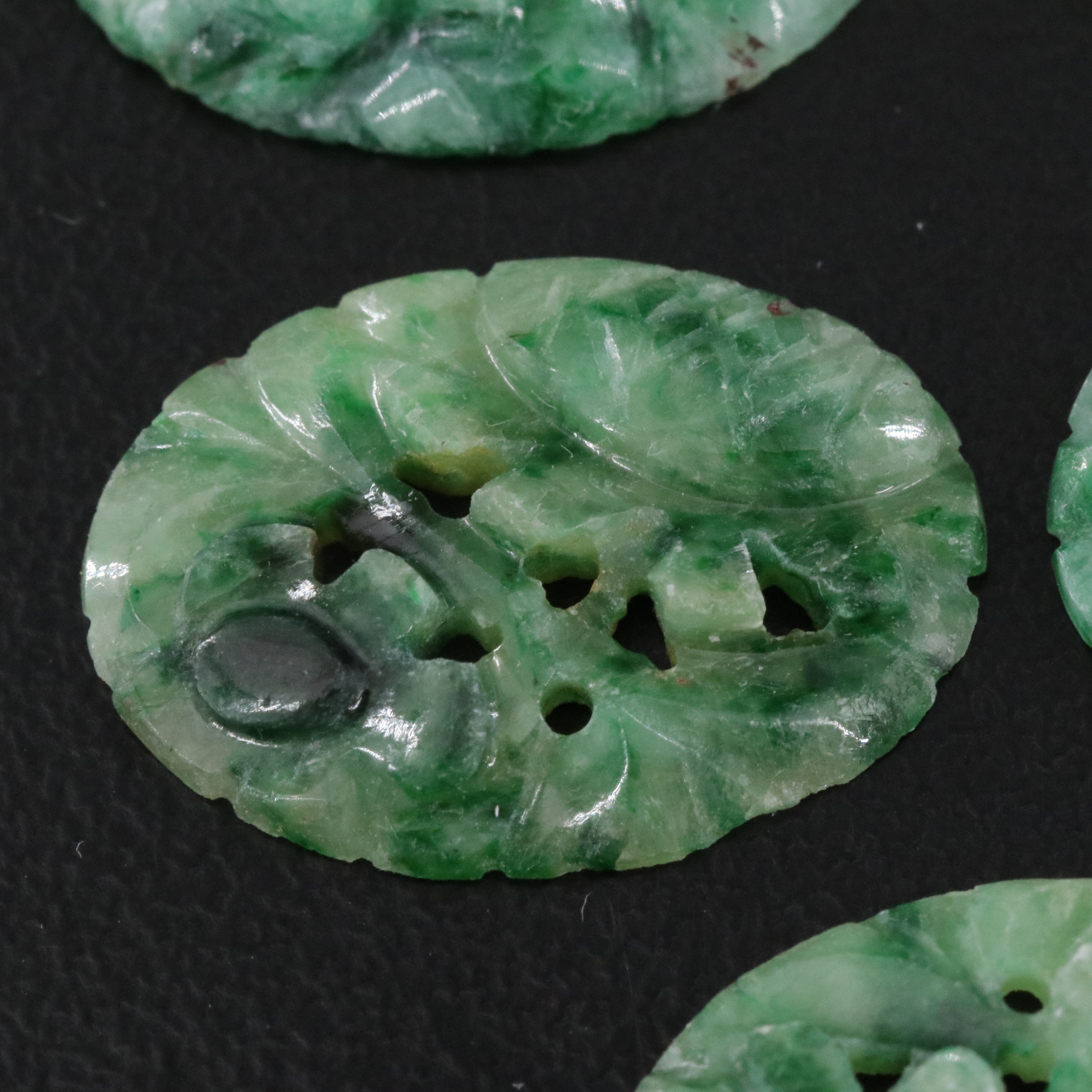 Loose Carved Jadeite Lot
