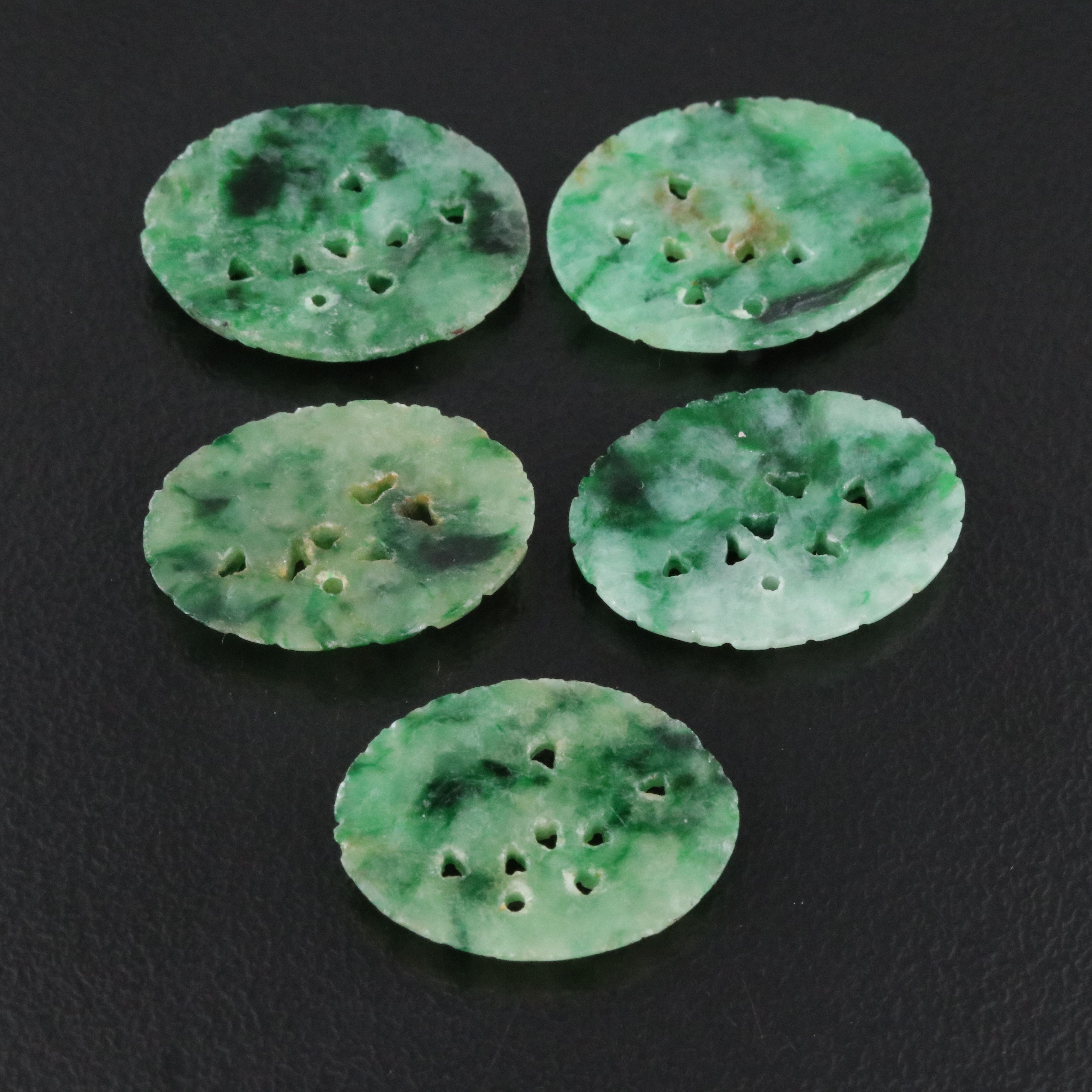 Loose Carved Jadeite Lot