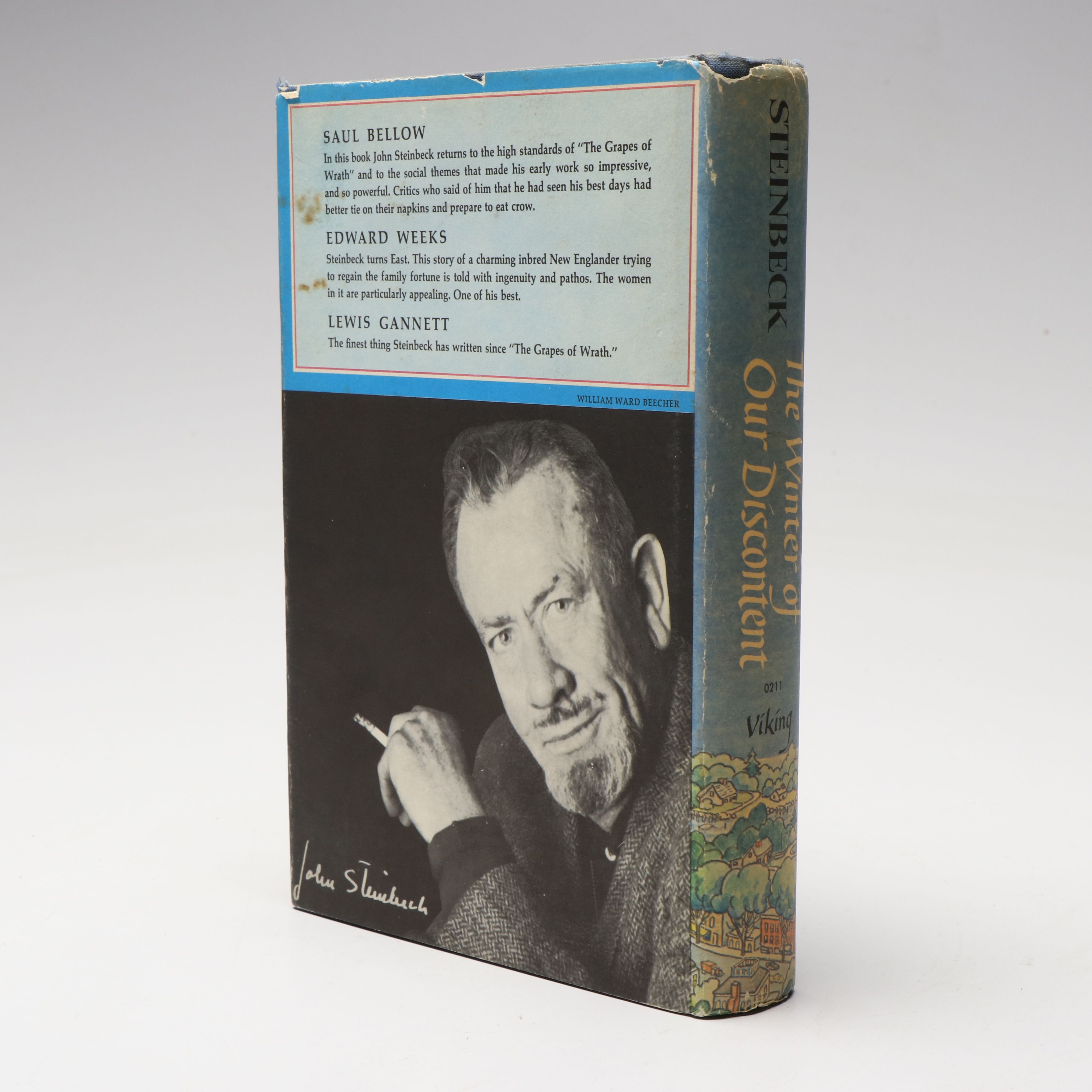 Book Club Edition "The Winter of Our Discontent" by John Steinbeck, 1961