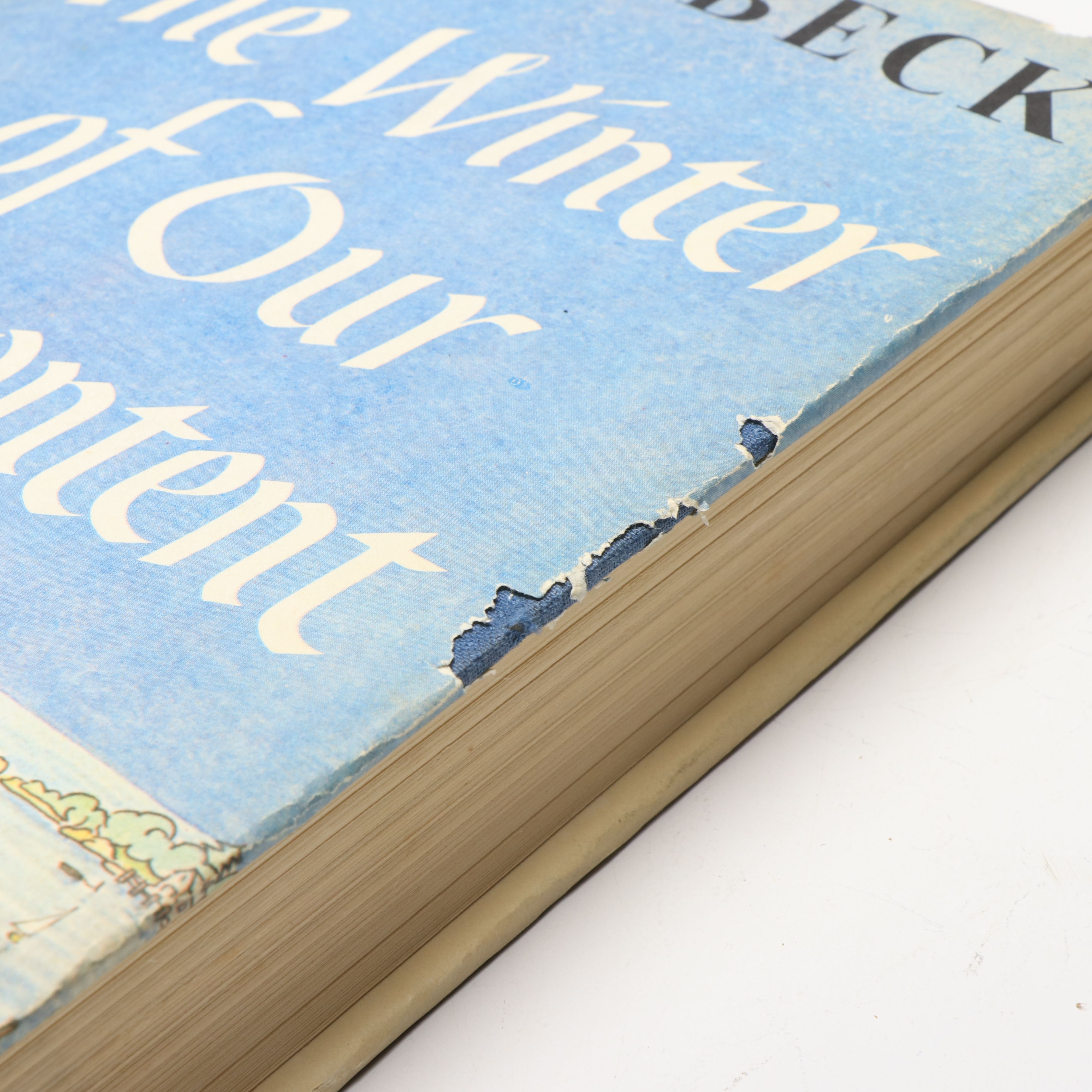 Book Club Edition "The Winter of Our Discontent" by John Steinbeck, 1961