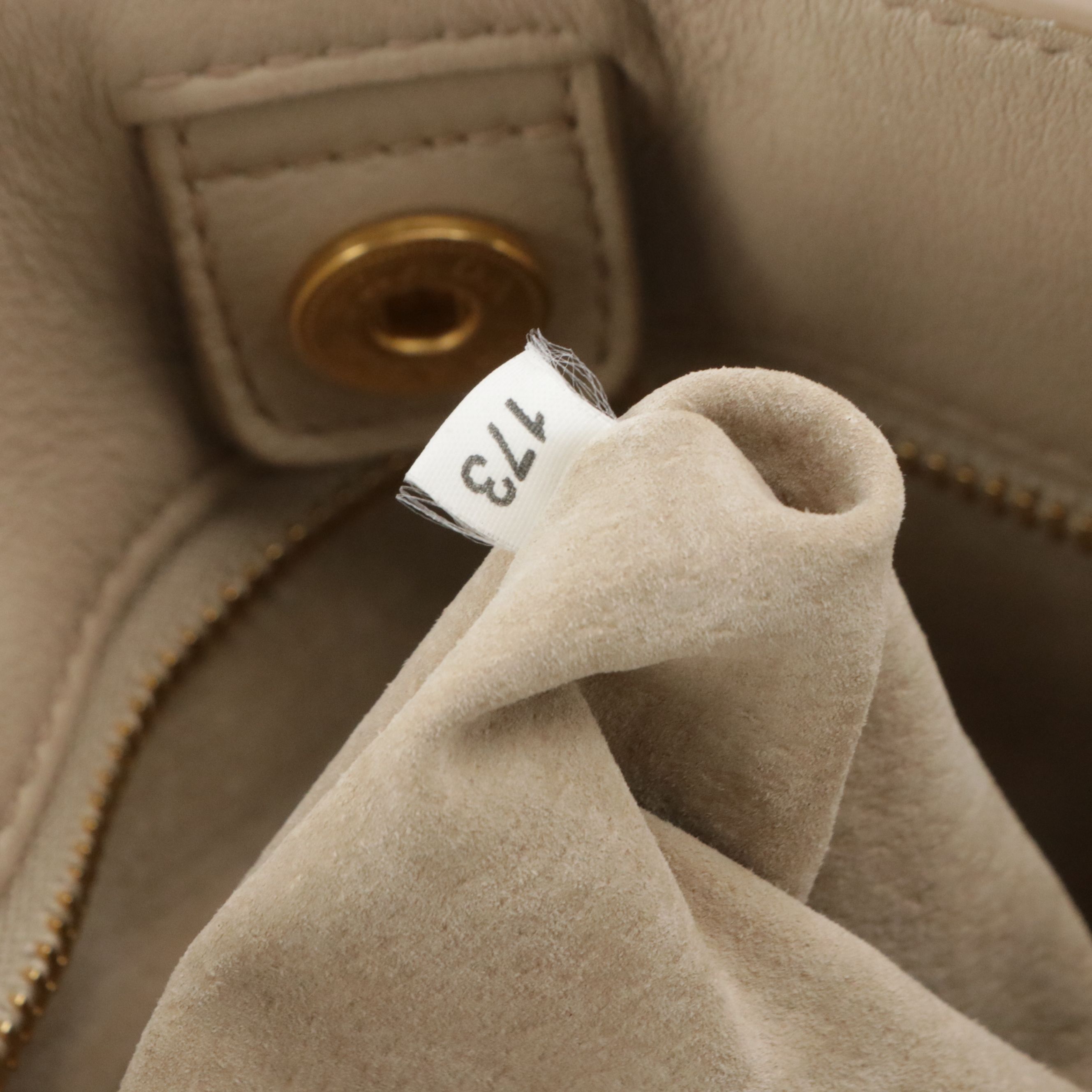 Prada Buckle Two-Way Shopping Tote Bag in Natural Soft Calfskin Leather