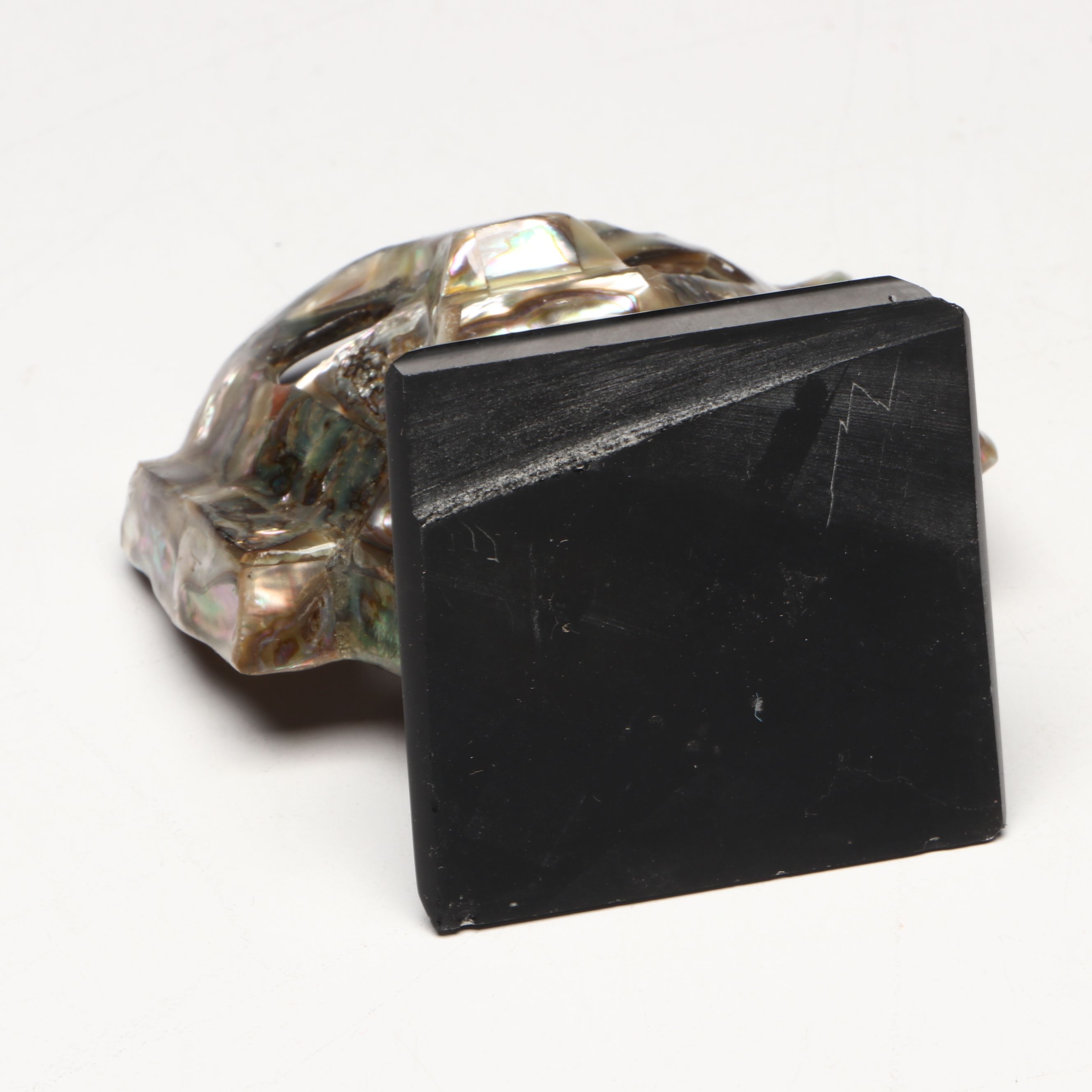 Mexican Aztec Style Abalone Funeral Death Mask