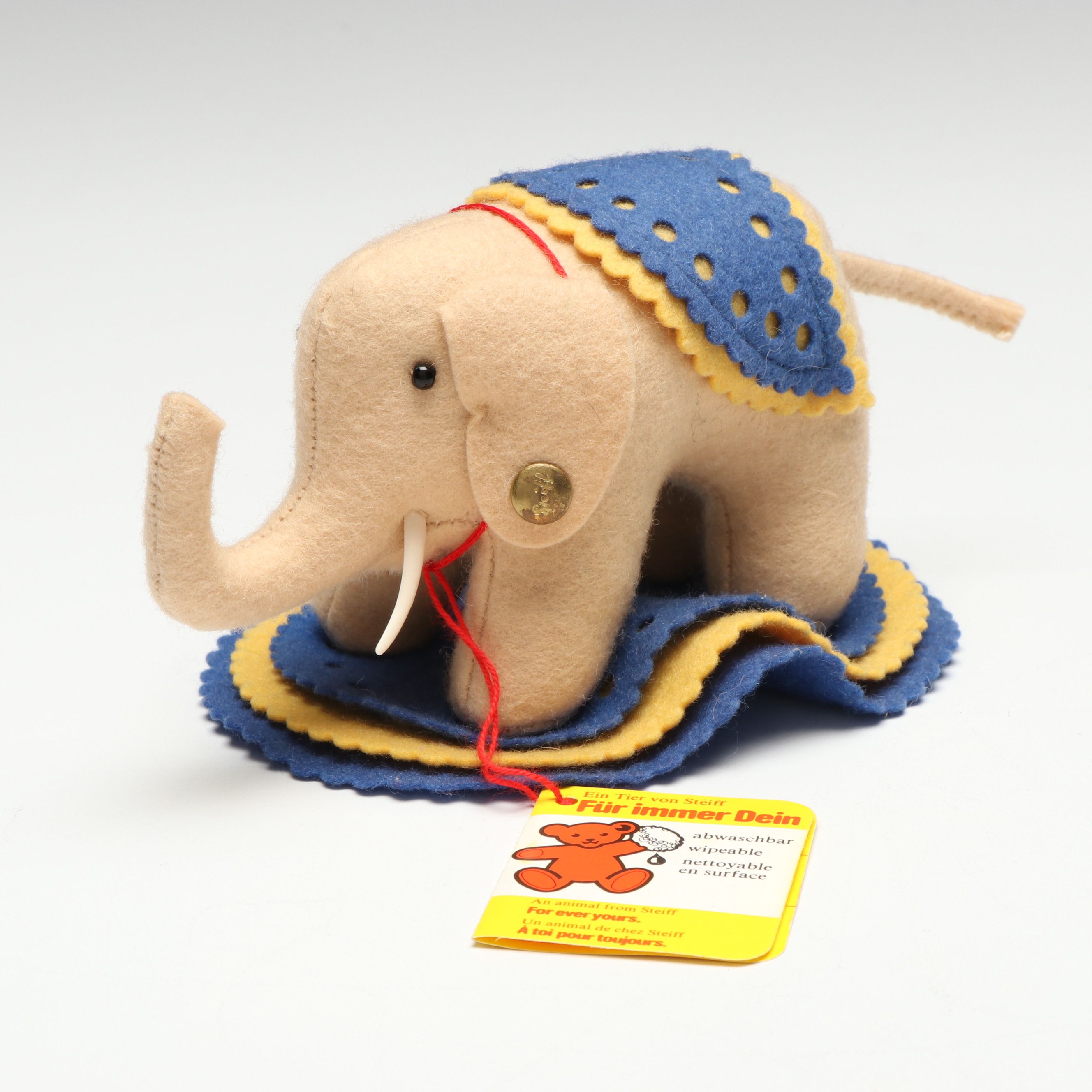 Steiff Mohair and Other Wool Elephants