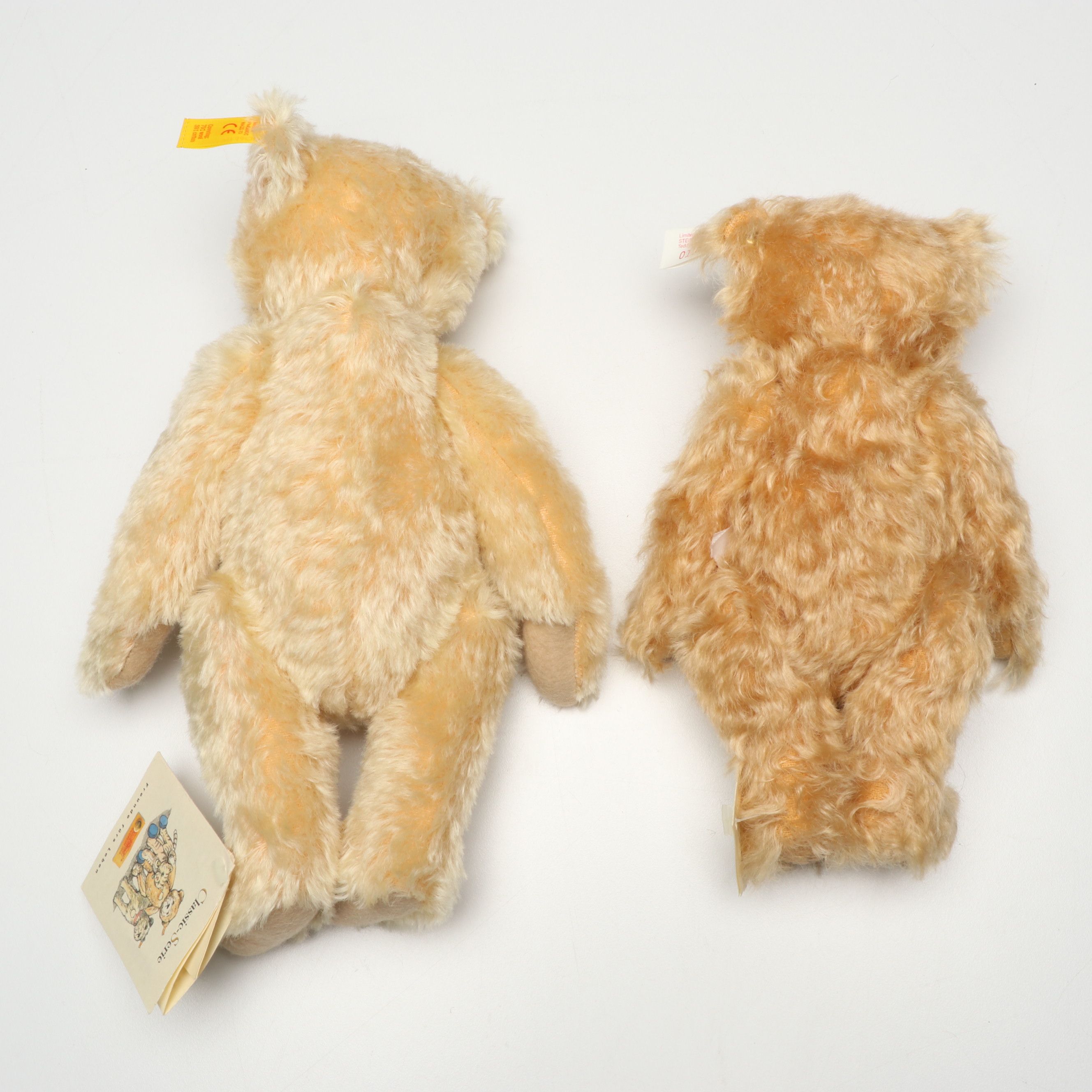 German Steiff Classic Mohair Teddy Bears