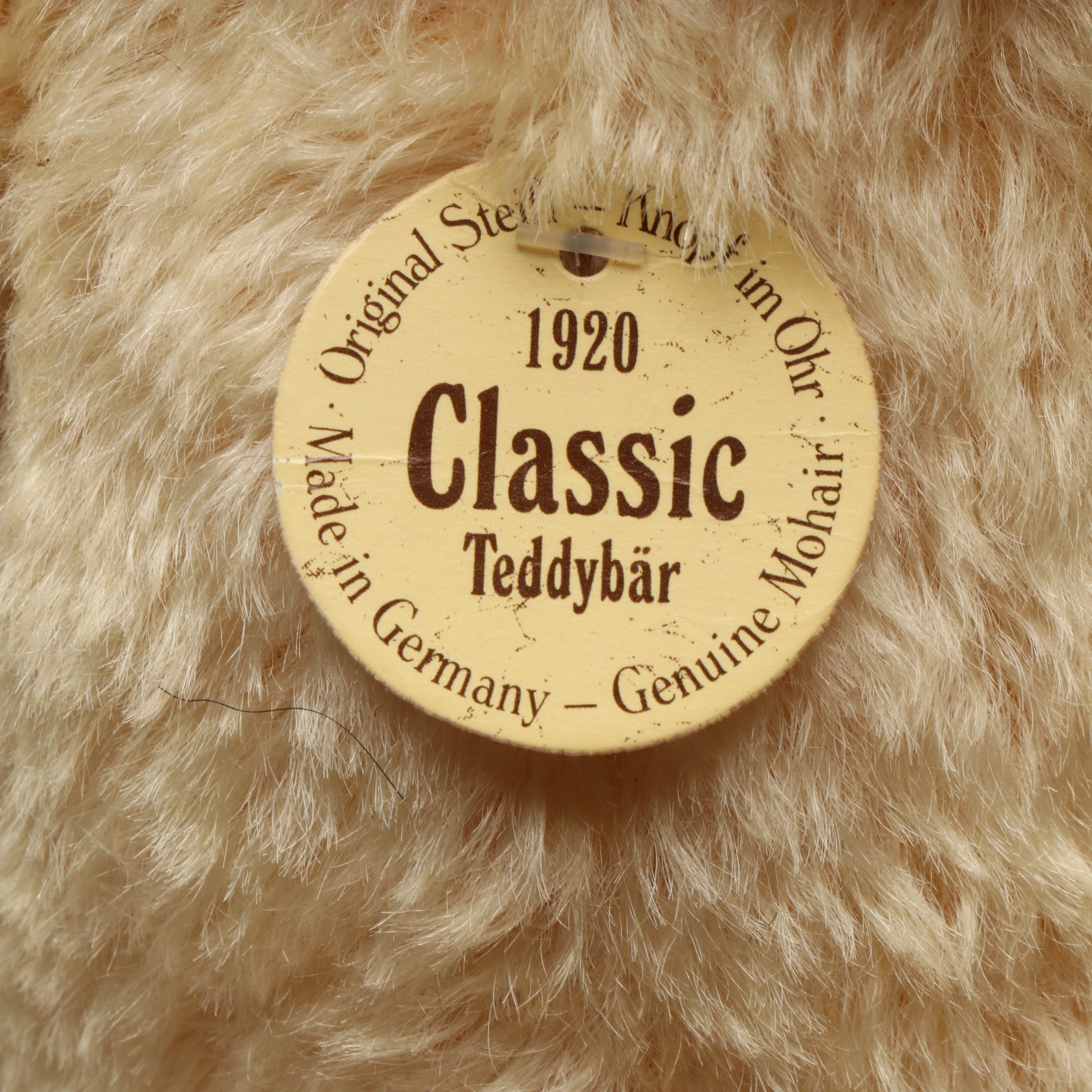 German Steiff Classic Mohair Teddy Bears