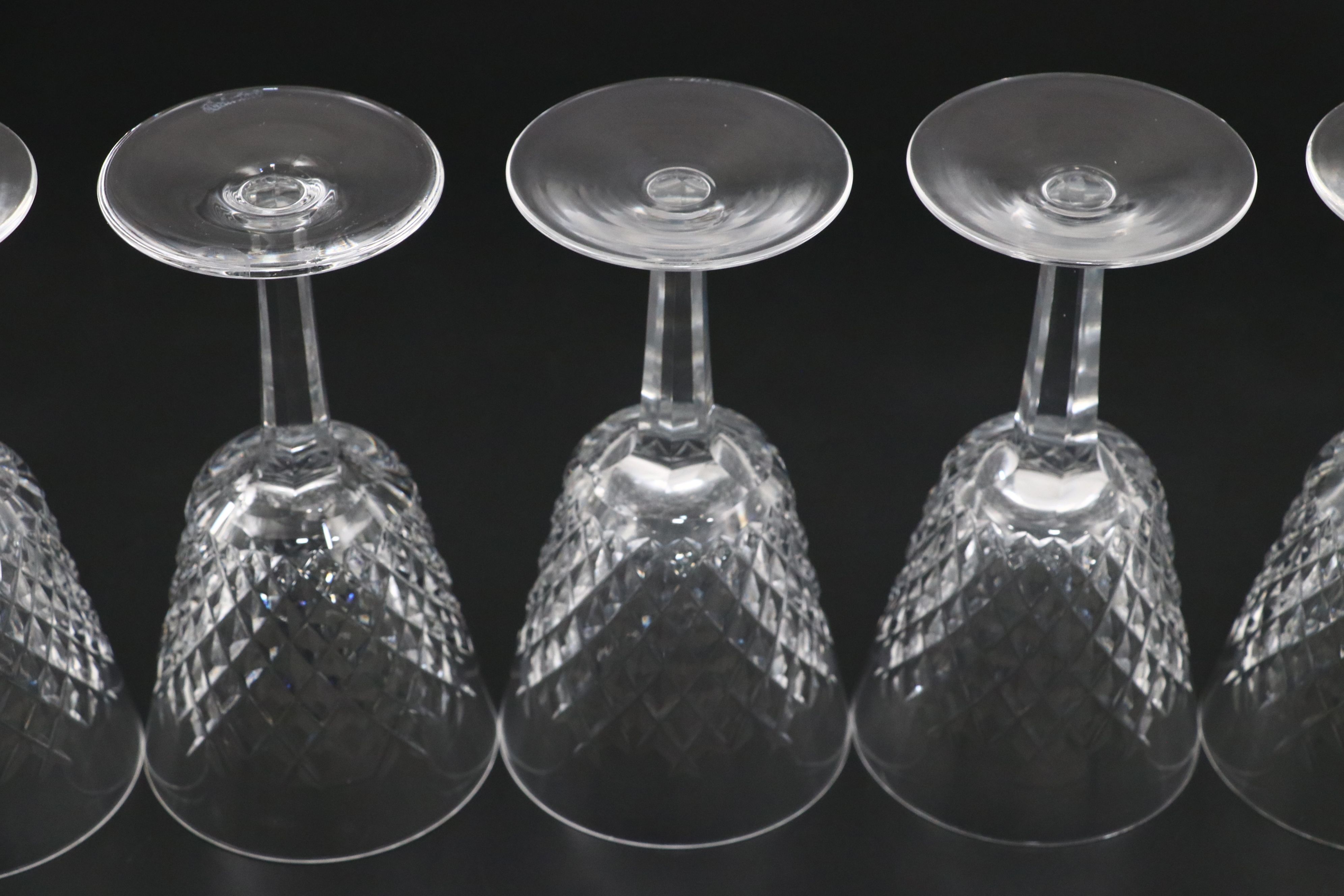 Waterford "Alana" Crystal Wine Decanter and Claret Glasses