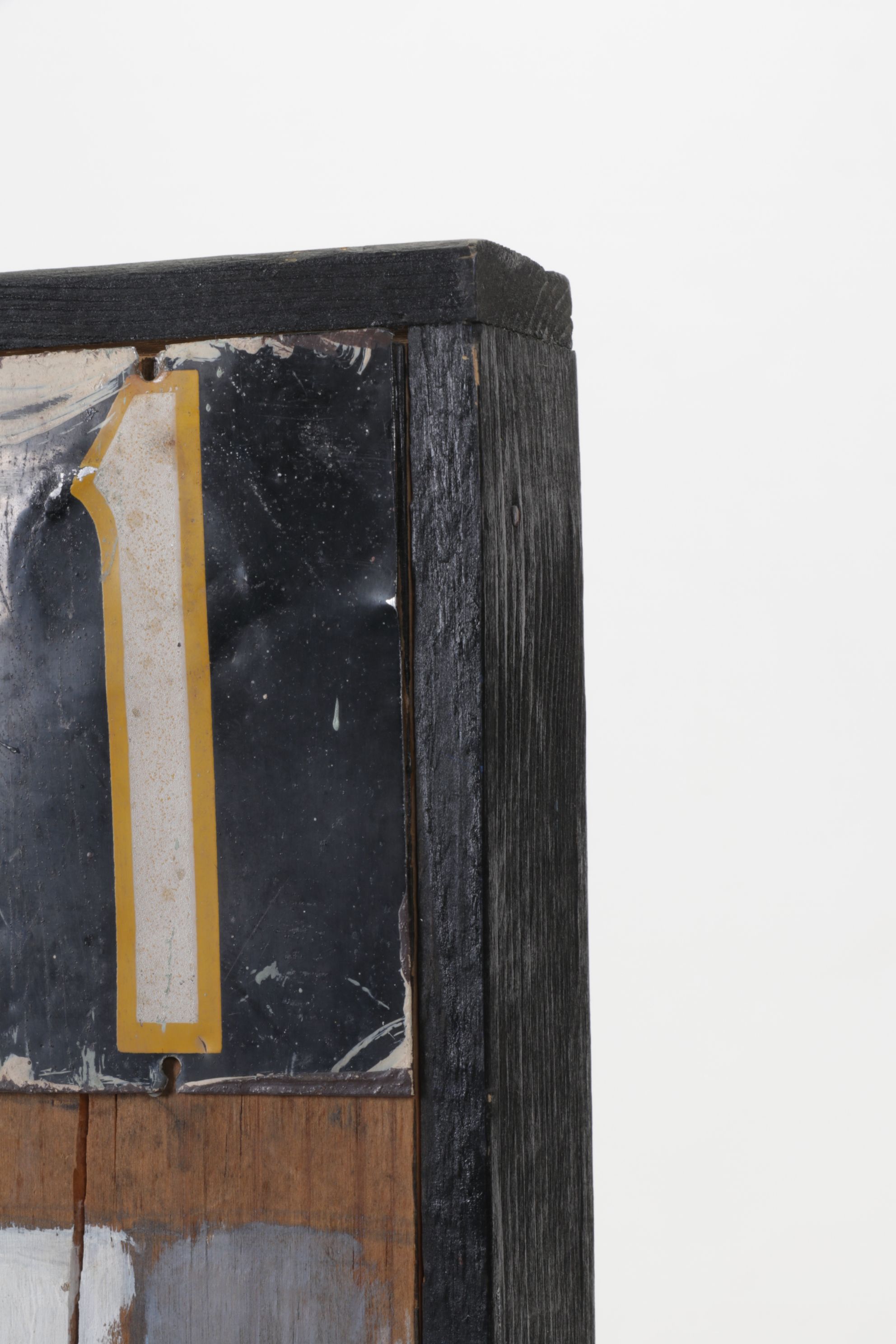 Daniel Work Mixed Media Assemblage on Wooden Panel "1971", 1971