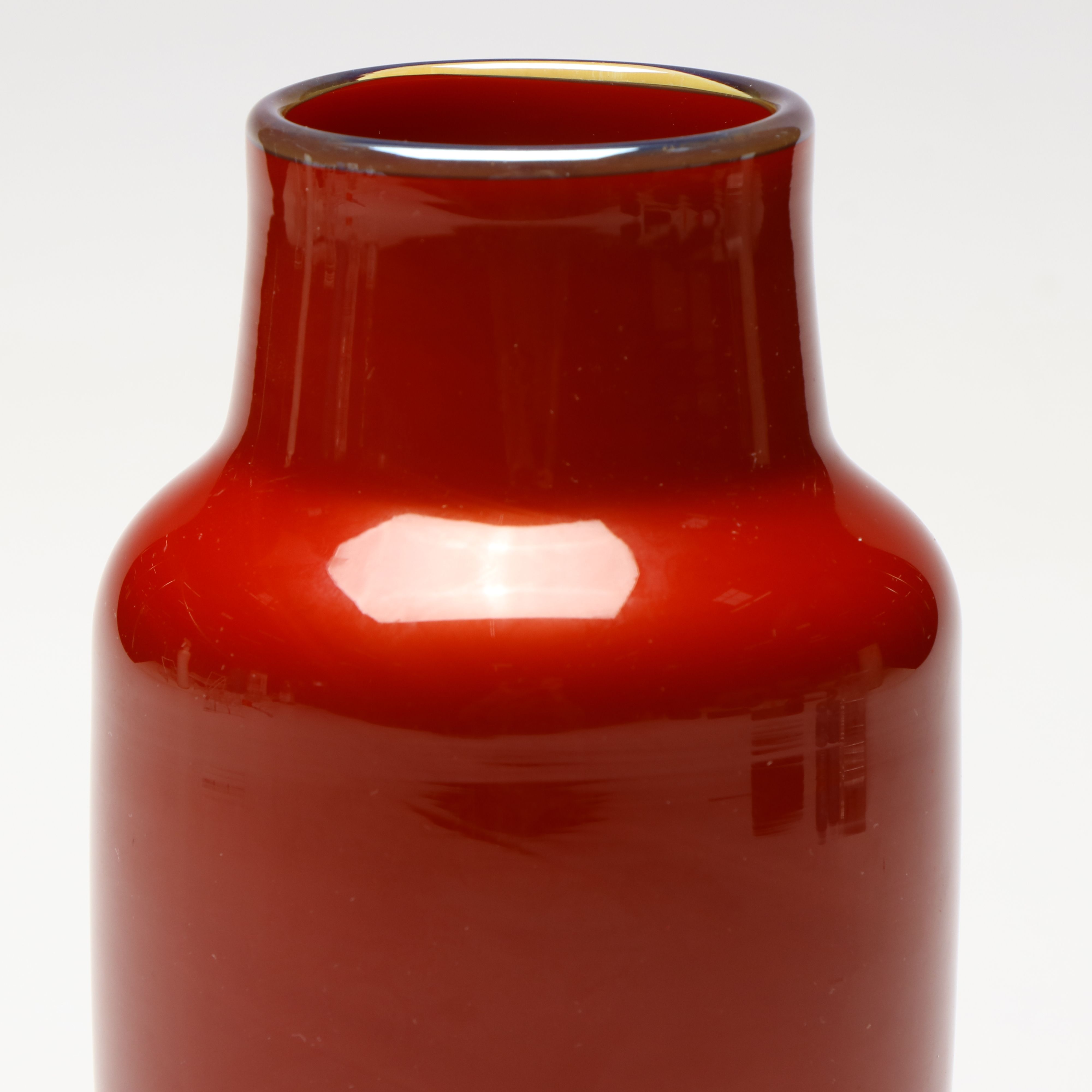 Lundberg Studios Blown Glass Vase, 1984