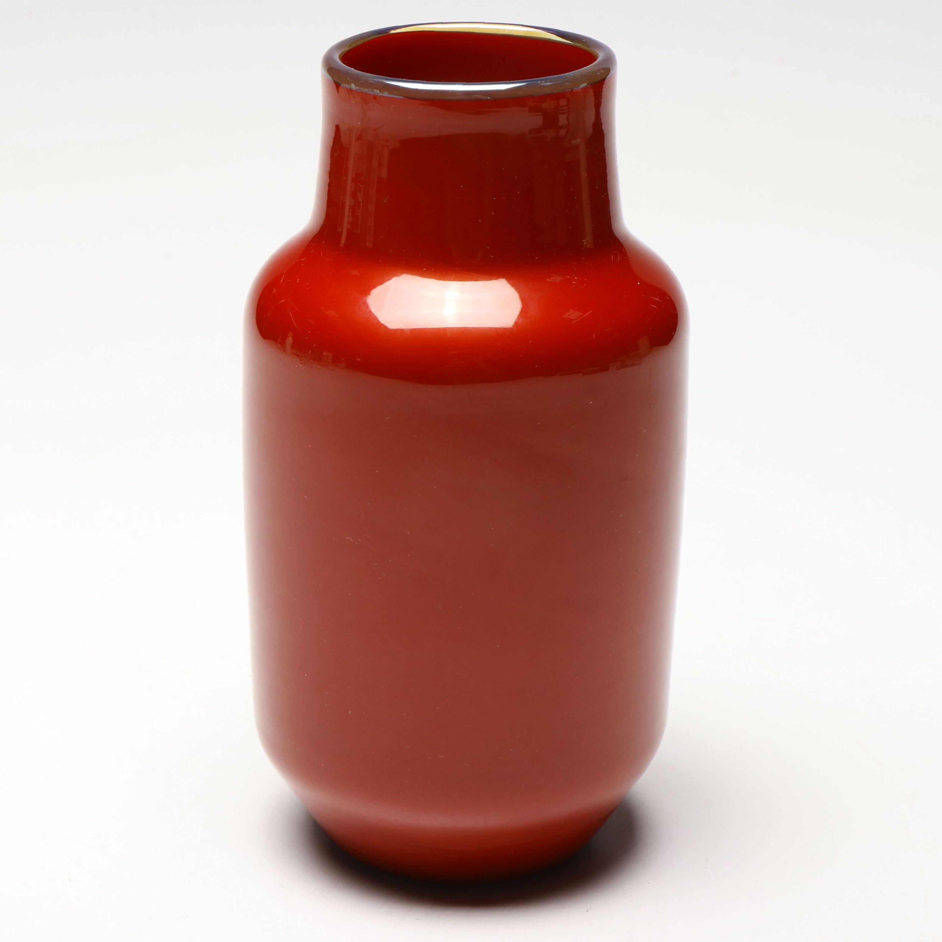 Lundberg Studios Blown Glass Vase, 1984