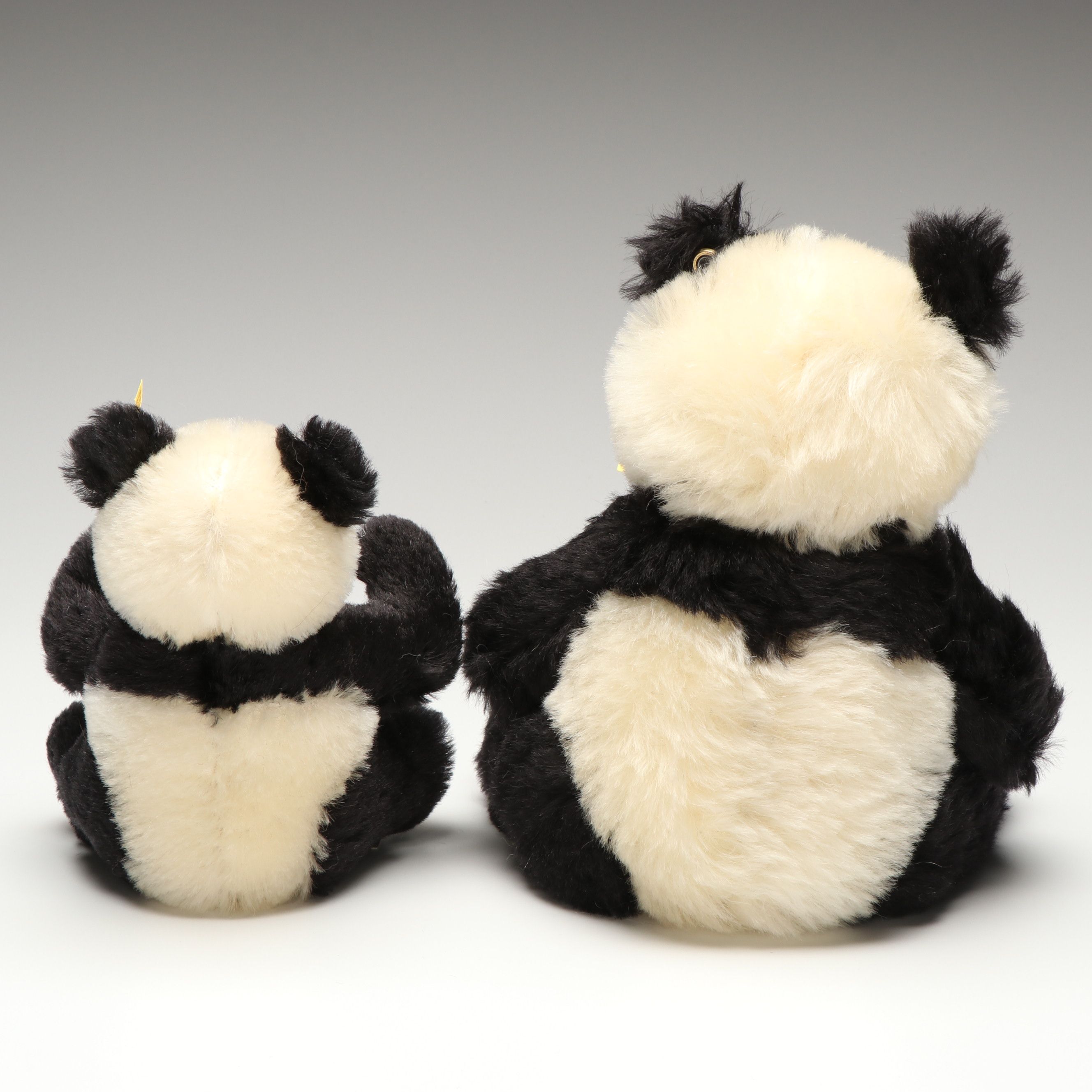 Steiff Mohair Panda Bear Stuffed Toys