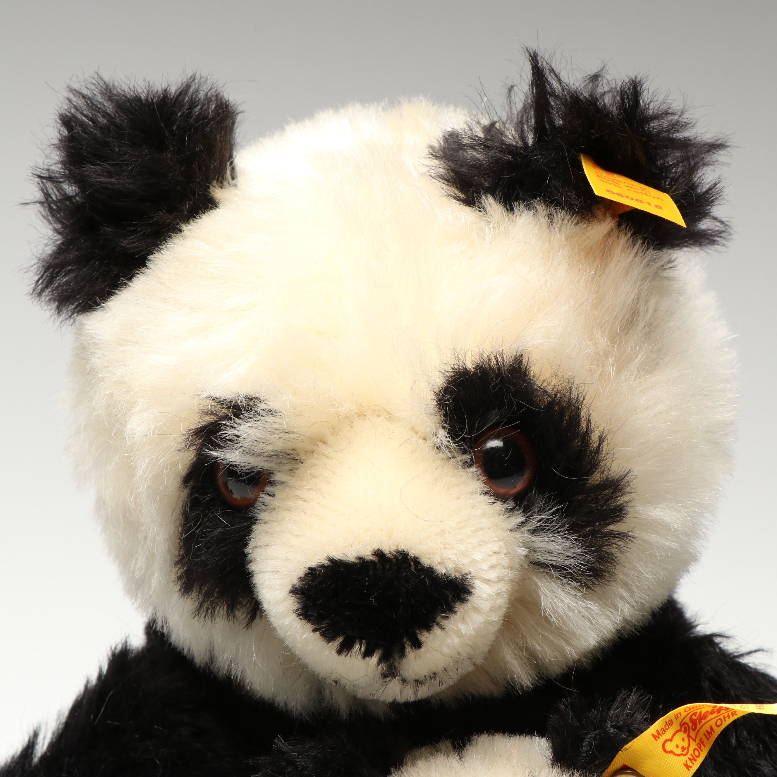 Steiff Mohair Panda Bear Stuffed Toys