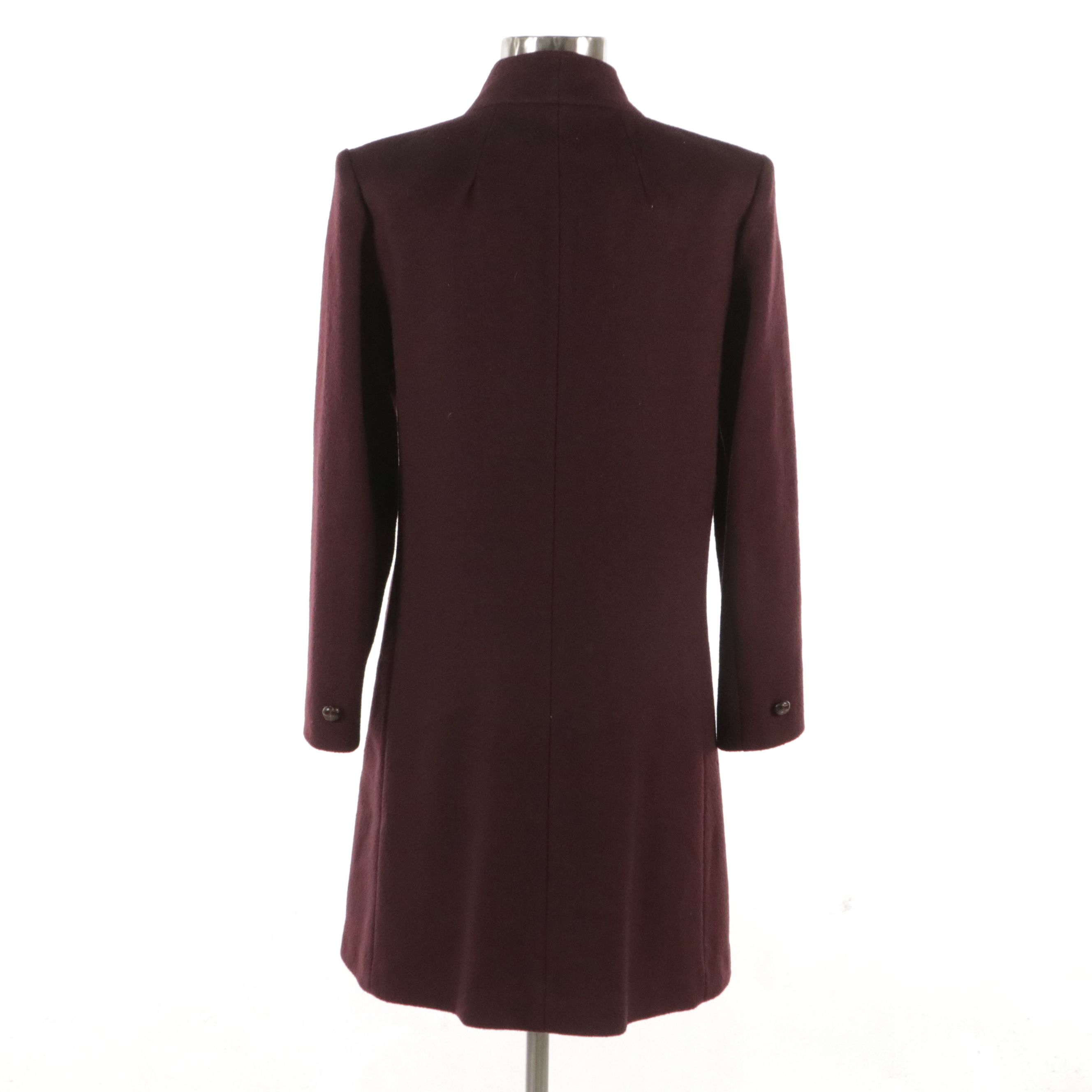 Jill Jr. Vintage Maroon Wool Coat