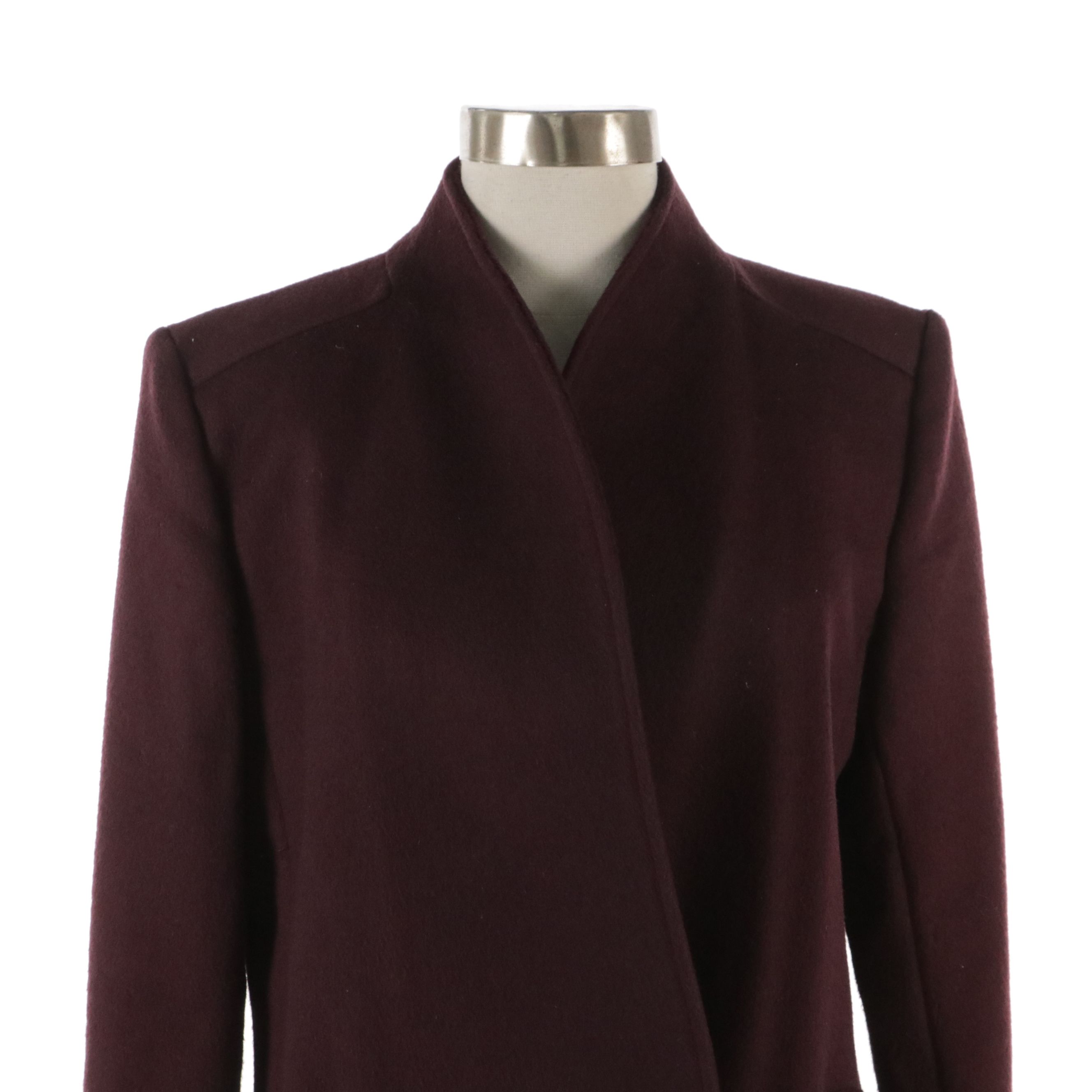 Jill Jr. Vintage Maroon Wool Coat