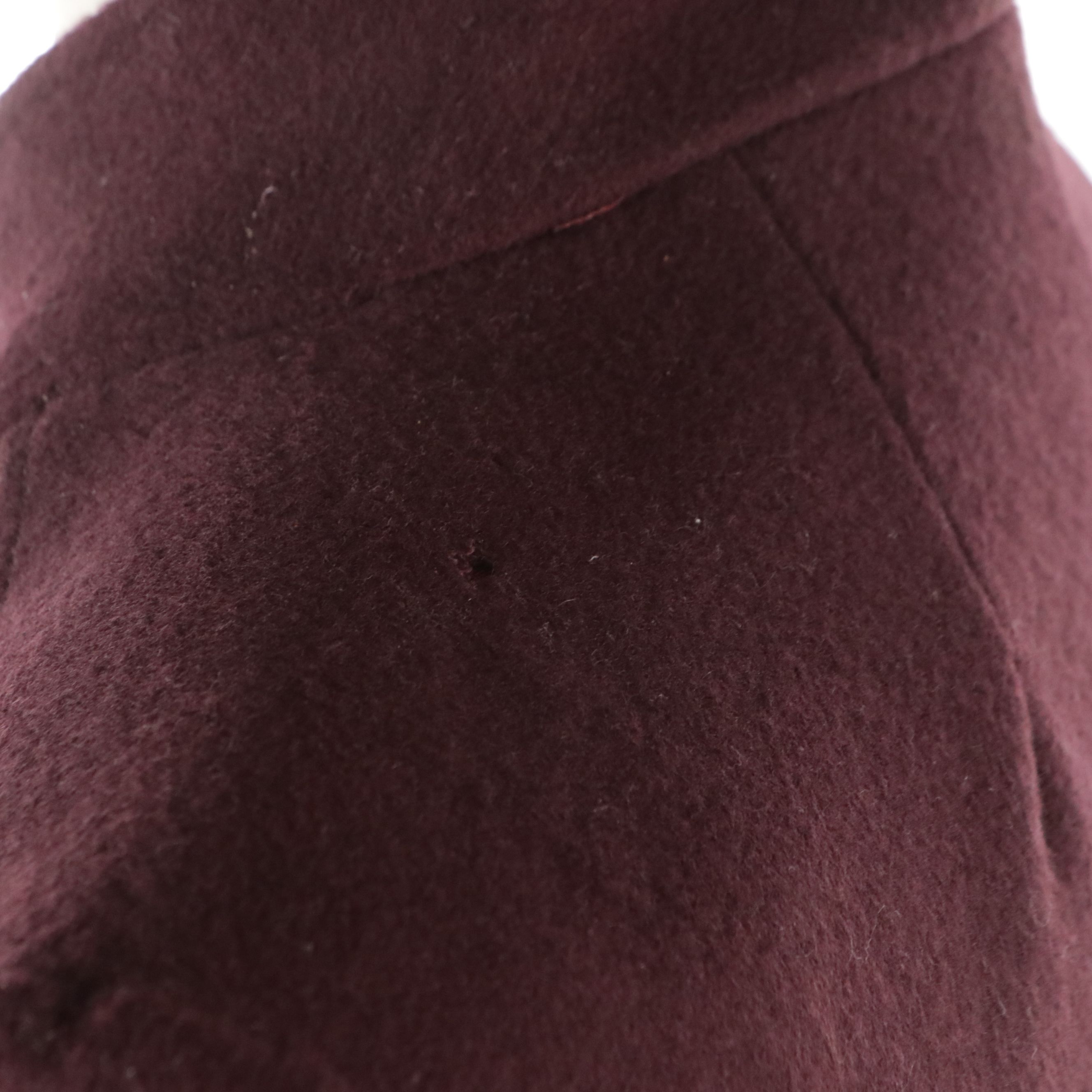 Jill Jr. Vintage Maroon Wool Coat
