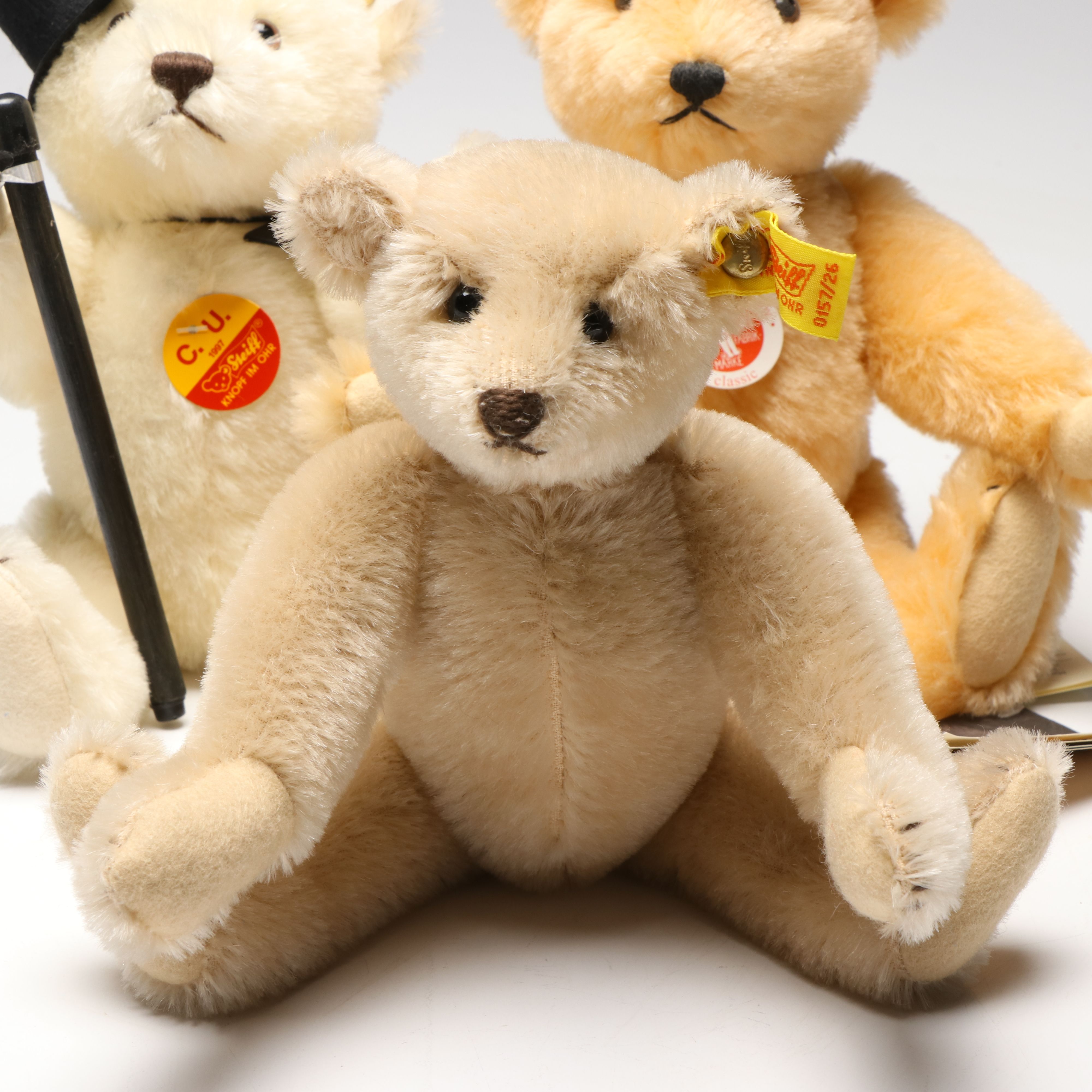 Steiff "Salute to Broadway" with Other Mohair Teddy Bears