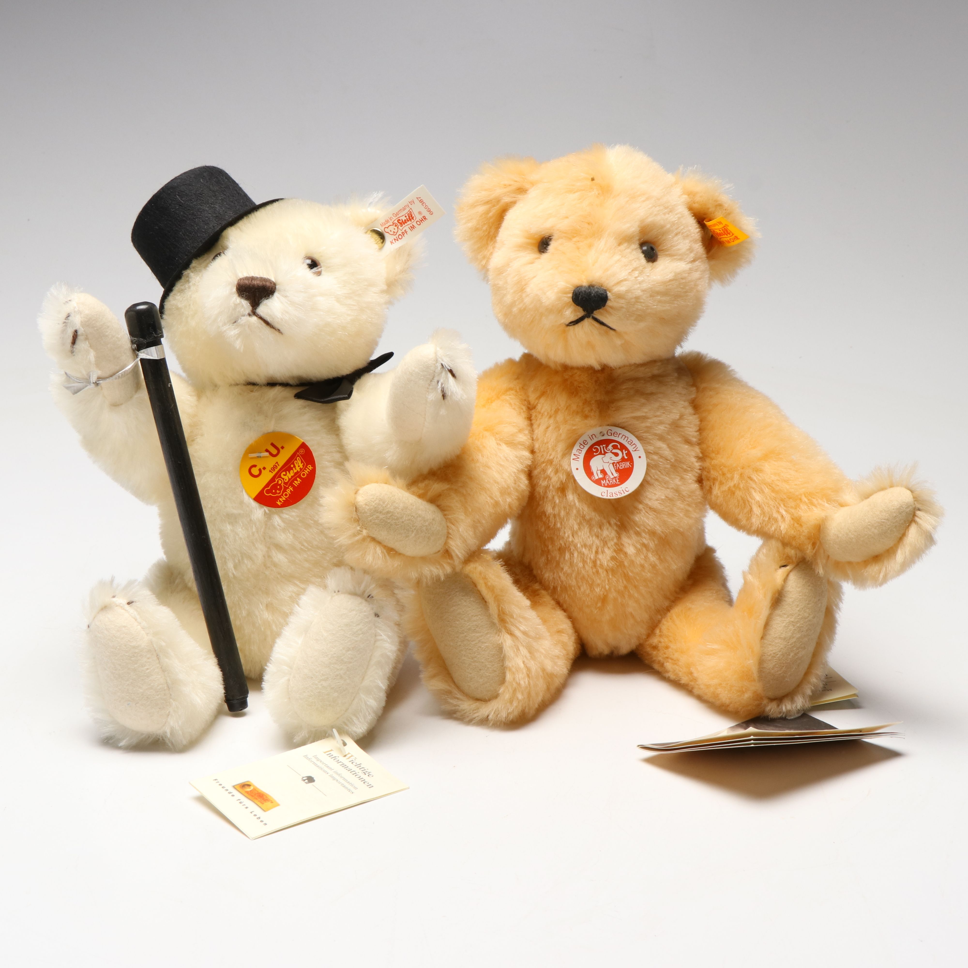 Steiff "Salute to Broadway" with Other Mohair Teddy Bears
