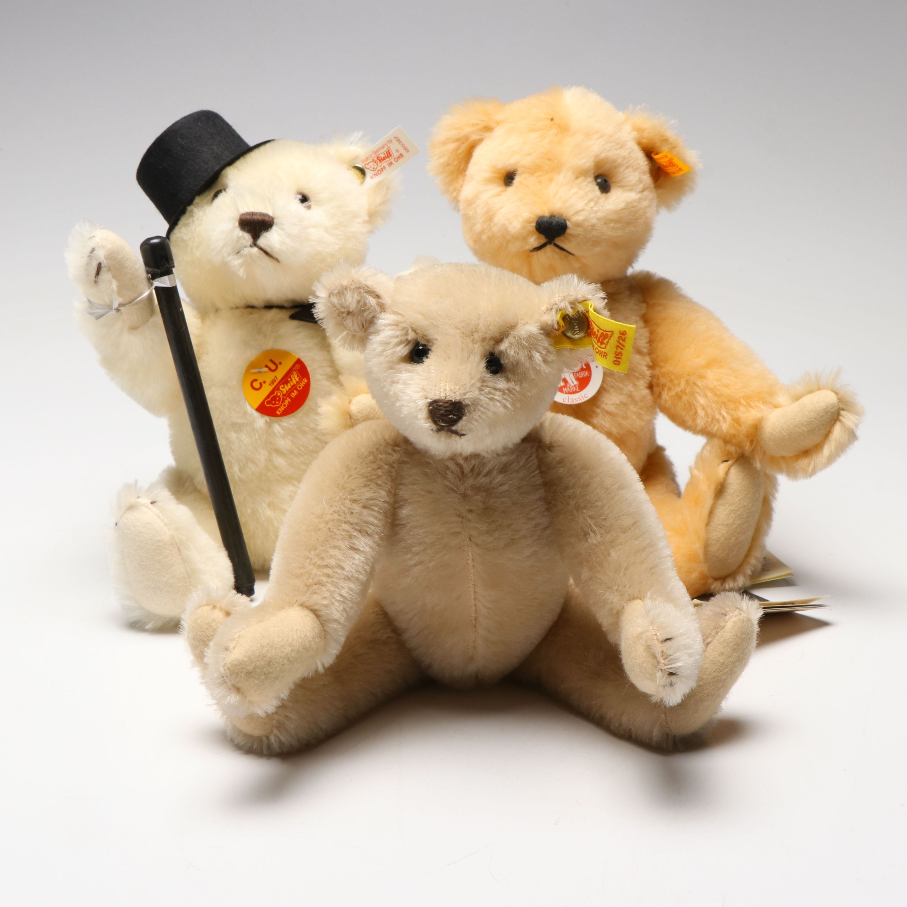 Steiff "Salute to Broadway" with Other Mohair Teddy Bears