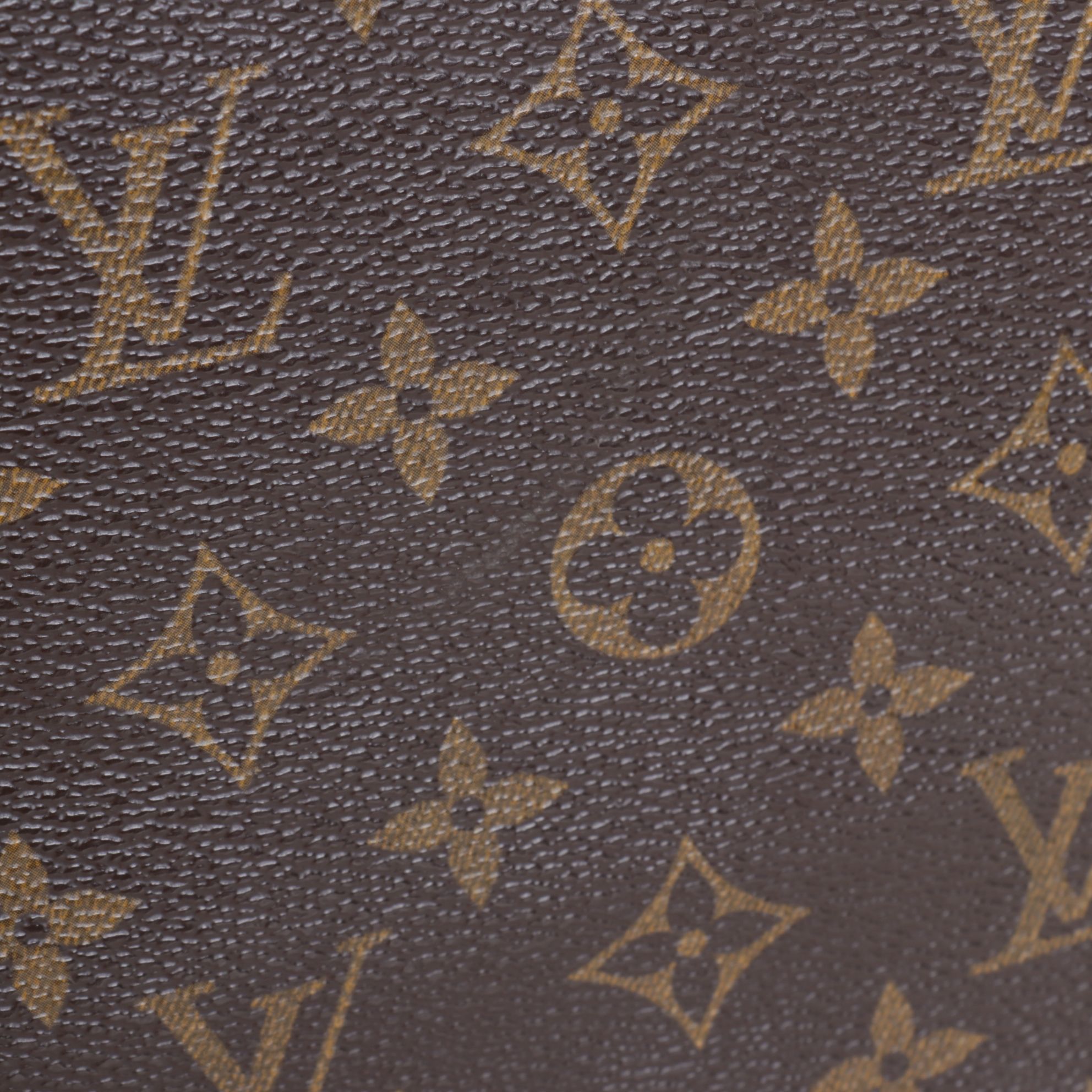 Louis Vuitton Sac Plat Top Handle Tote Bag in Monogram Canvas and Leather