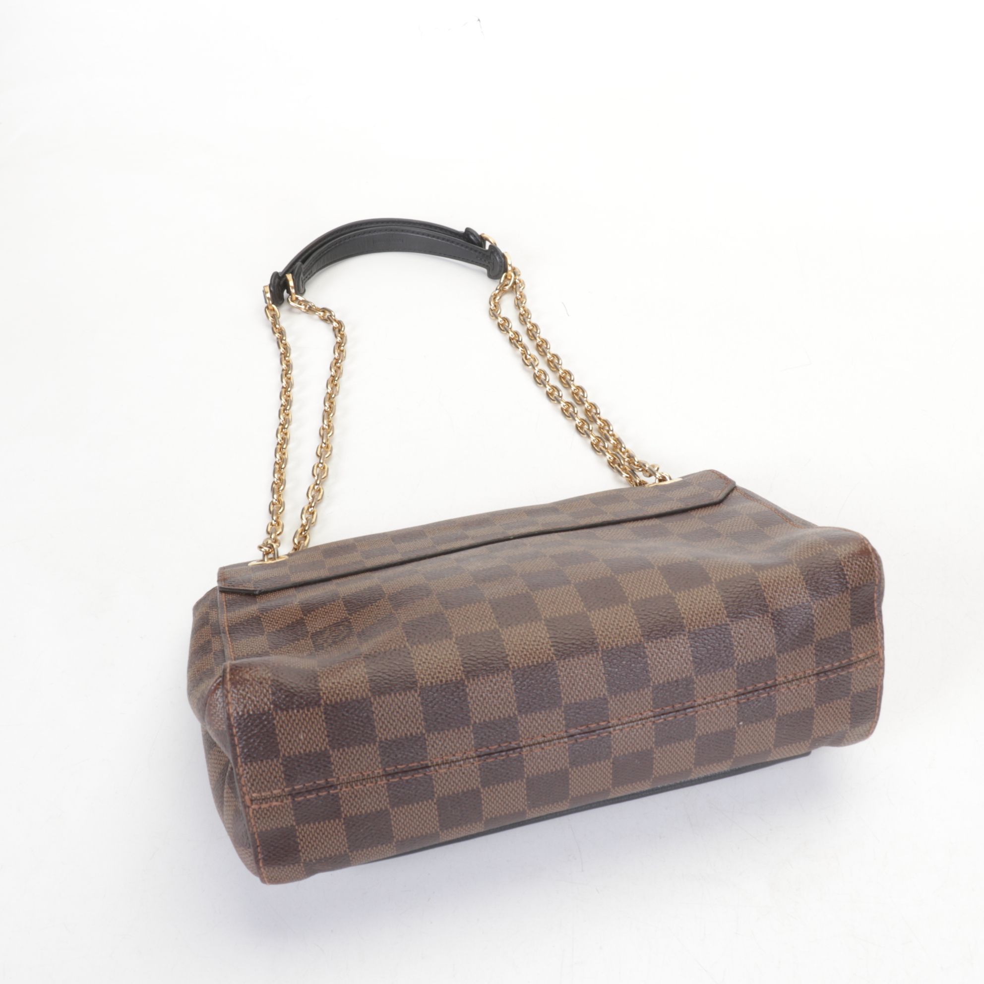 Louis Vuitton Vavin PM Chain Strap Bag in Damier Ebene Canvas & Leather