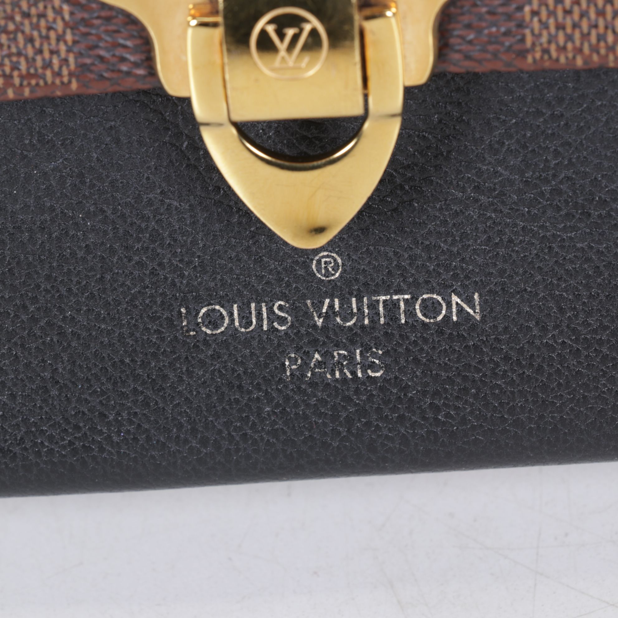Louis Vuitton Vavin PM Chain Strap Bag in Damier Ebene Canvas & Leather