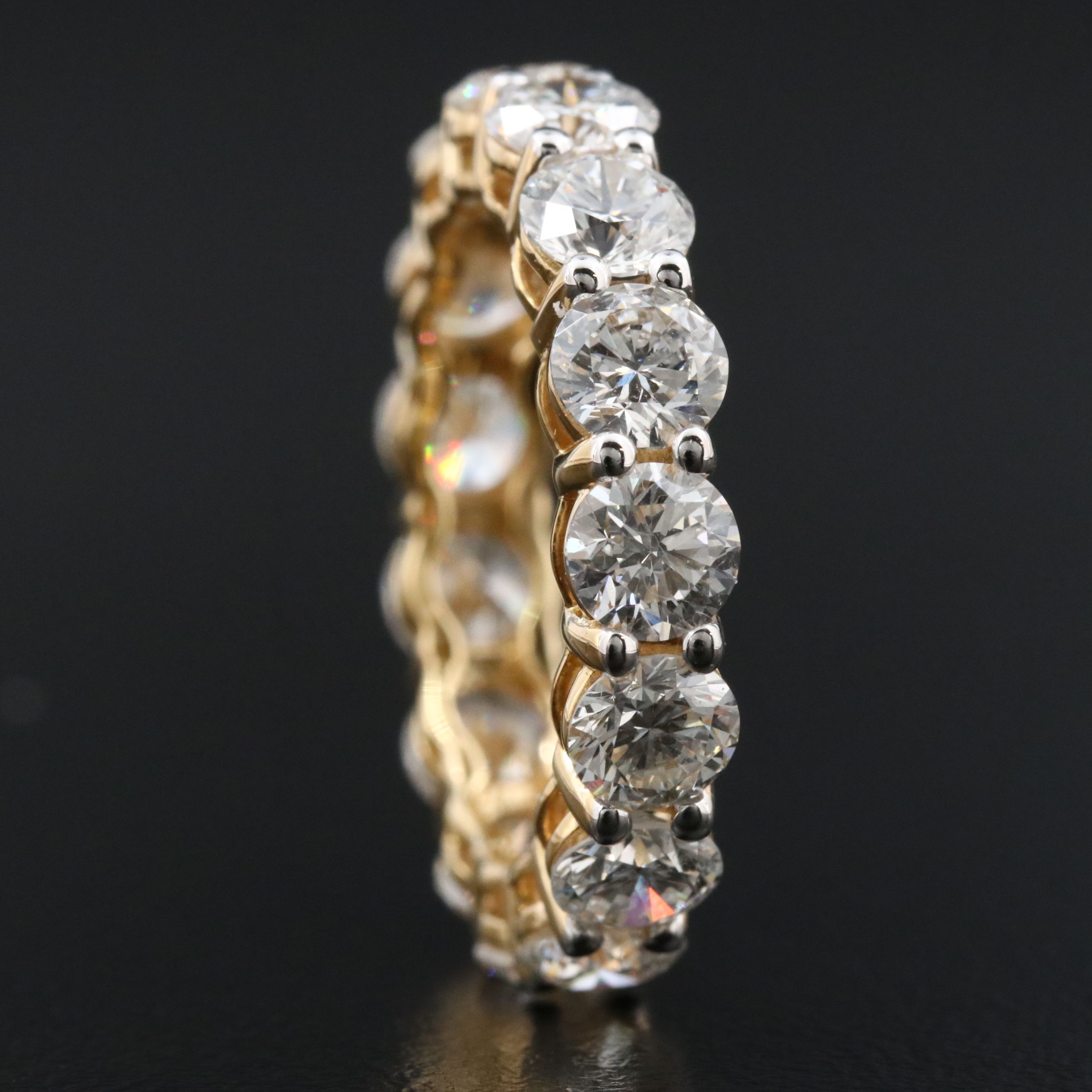 14K 4.72 CTW Lab Grown Diamond Eternity Band