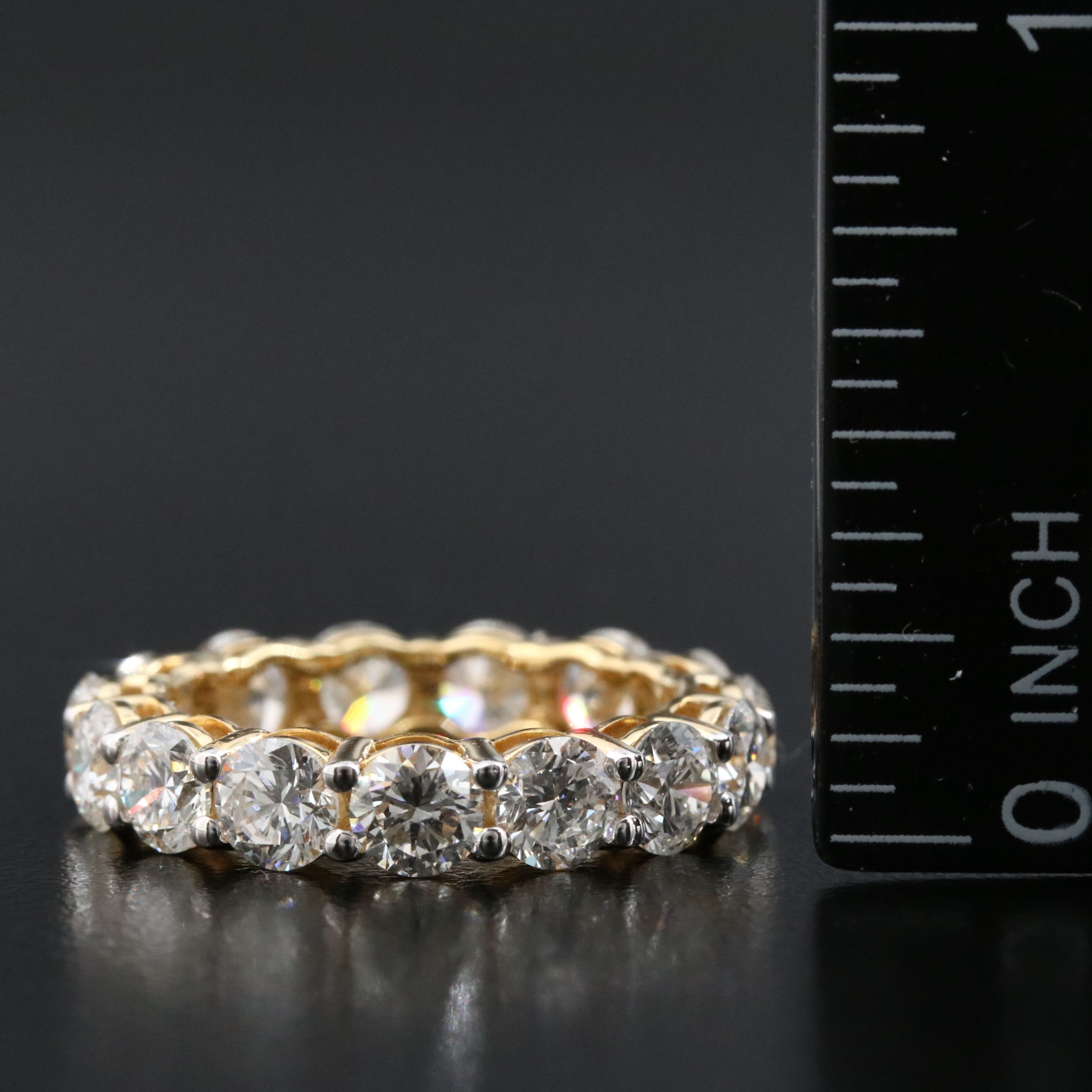14K 4.72 CTW Lab Grown Diamond Eternity Band