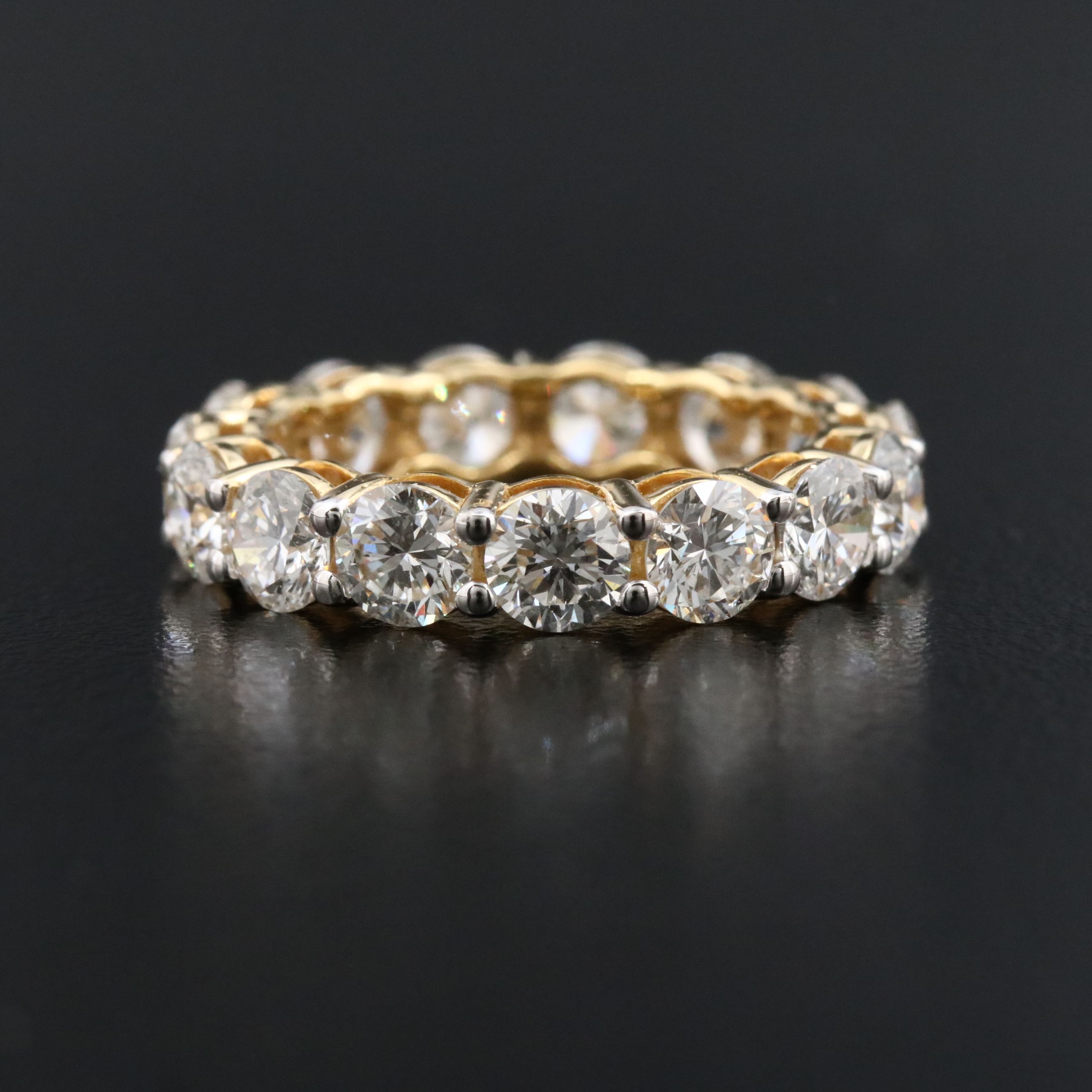 14K 4.72 CTW Lab Grown Diamond Eternity Band