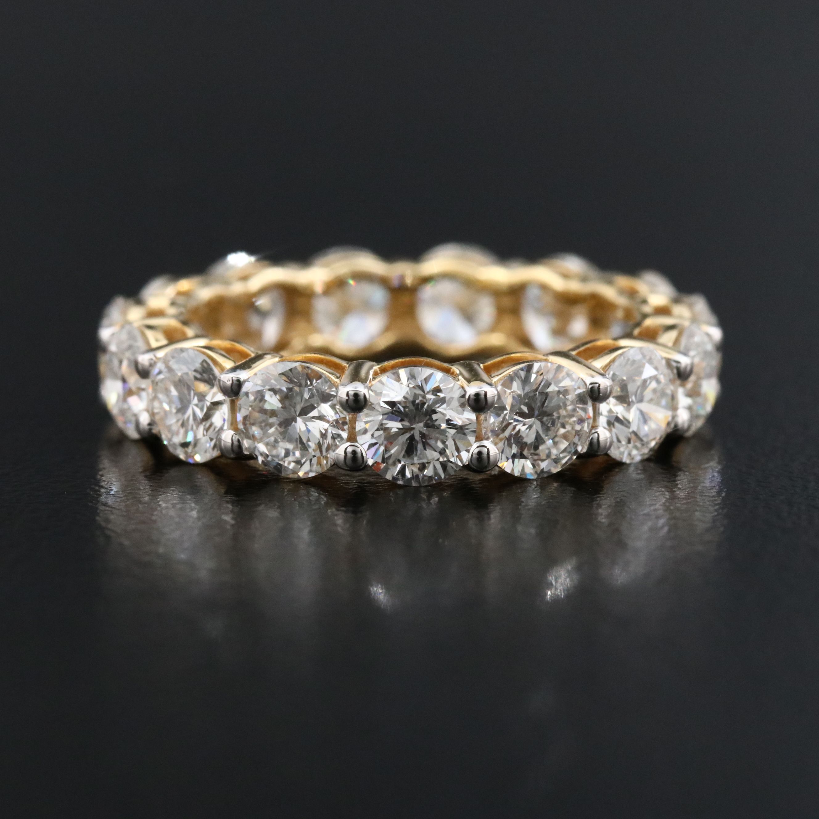 14K 4.72 CTW Lab Grown Diamond Eternity Band