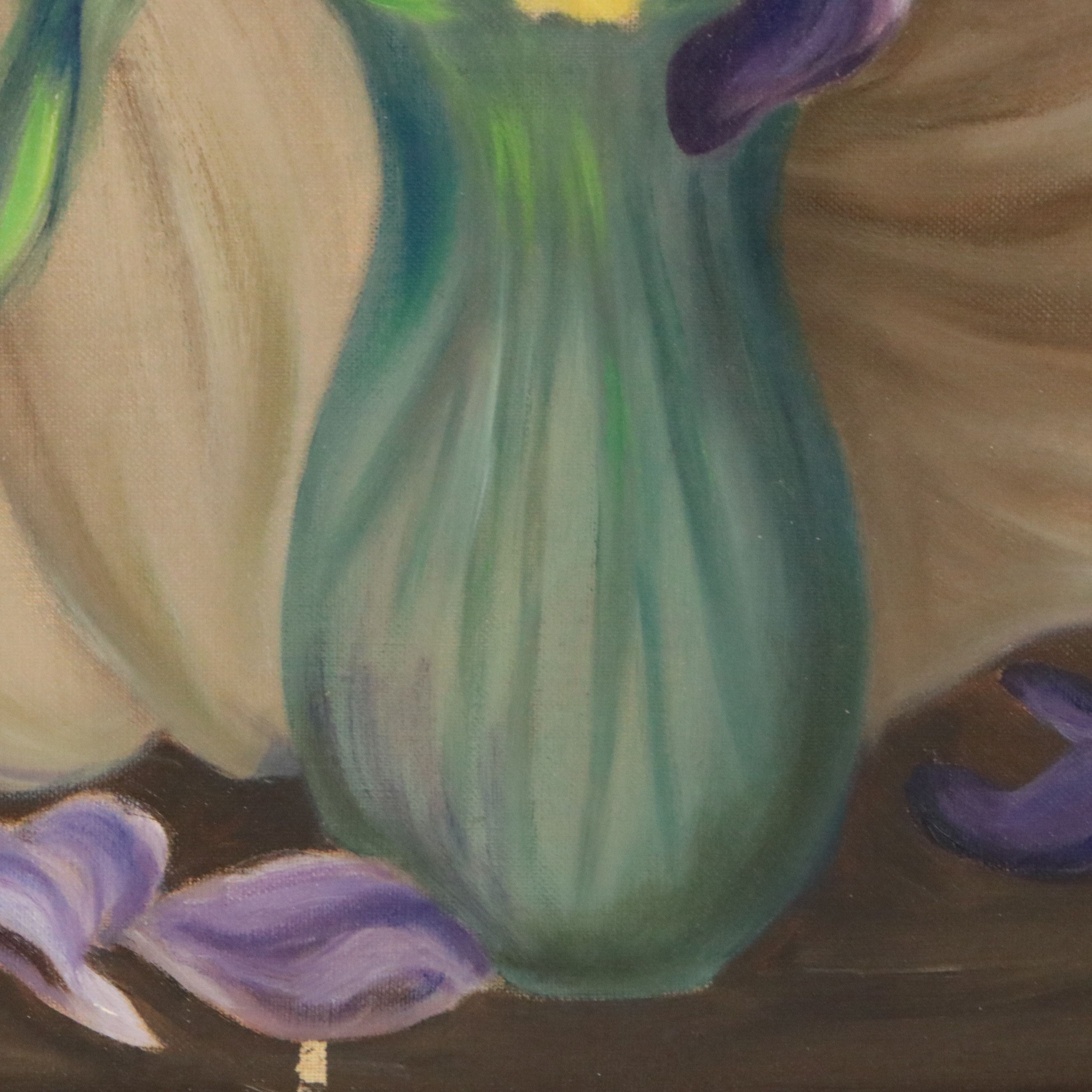 A. Baird Oil Painting of Floral Still Life, 1968