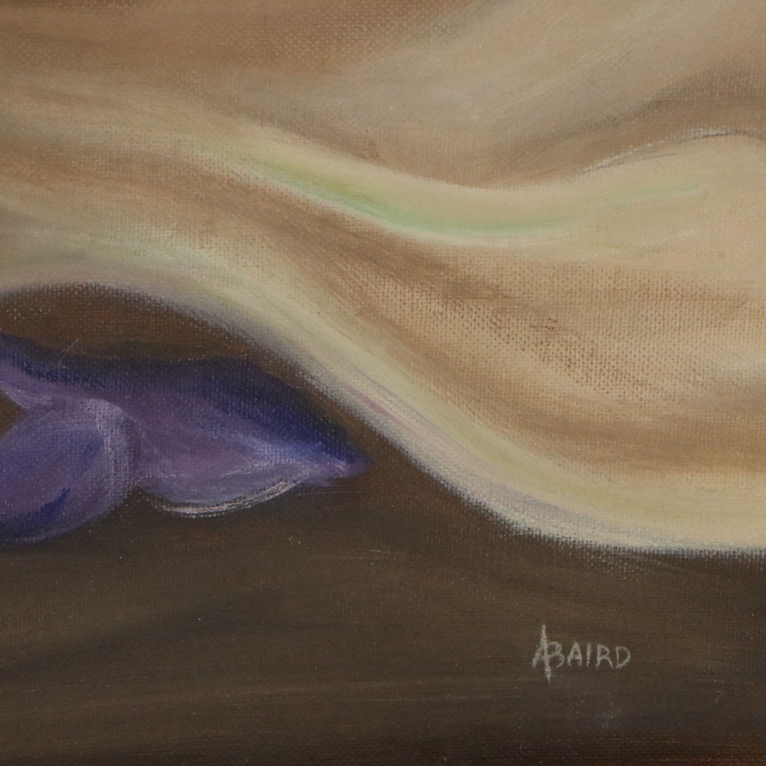A. Baird Oil Painting of Floral Still Life, 1968
