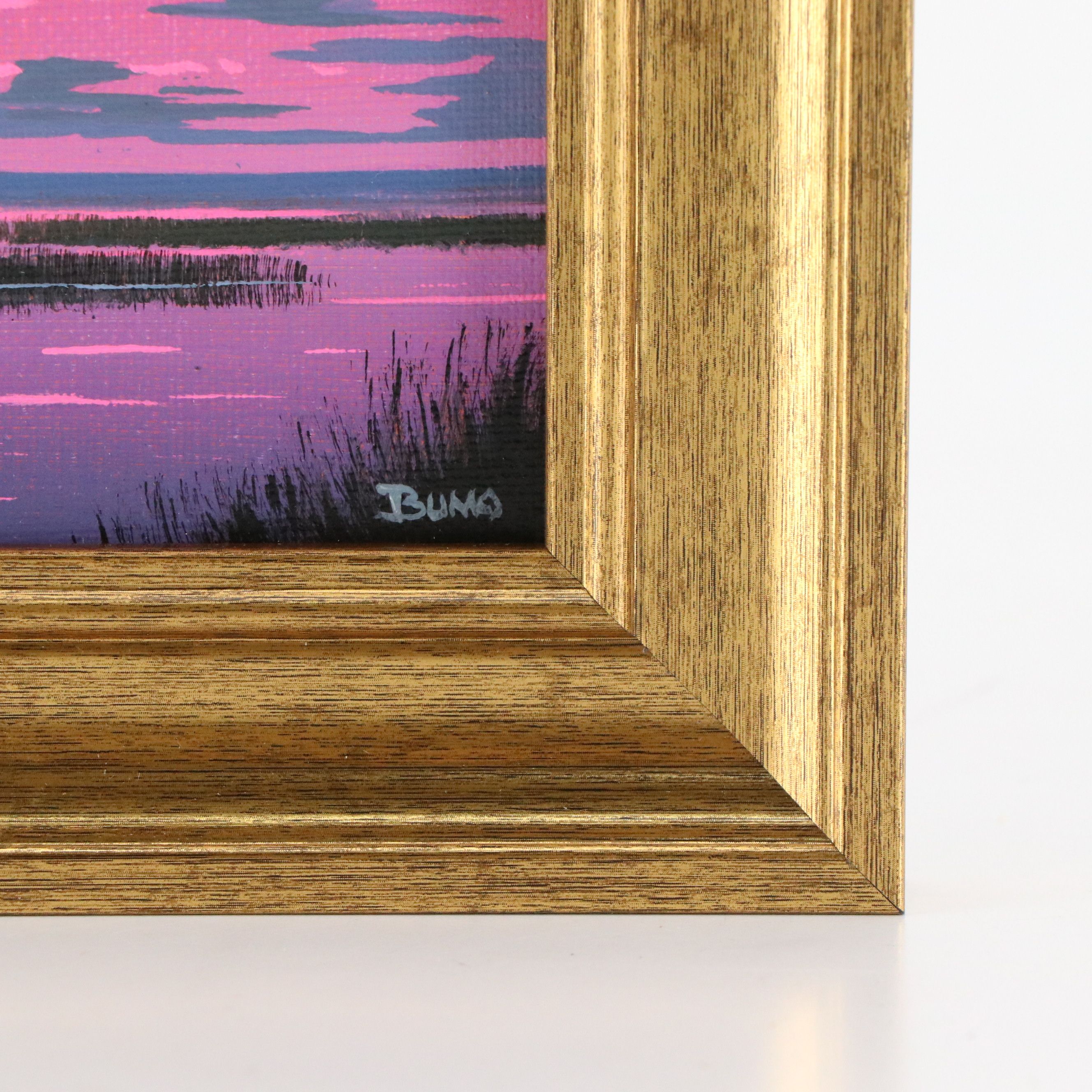 Douglas "Bumo" Johnpeer Acrylic Landscape Painting, Circa 2026