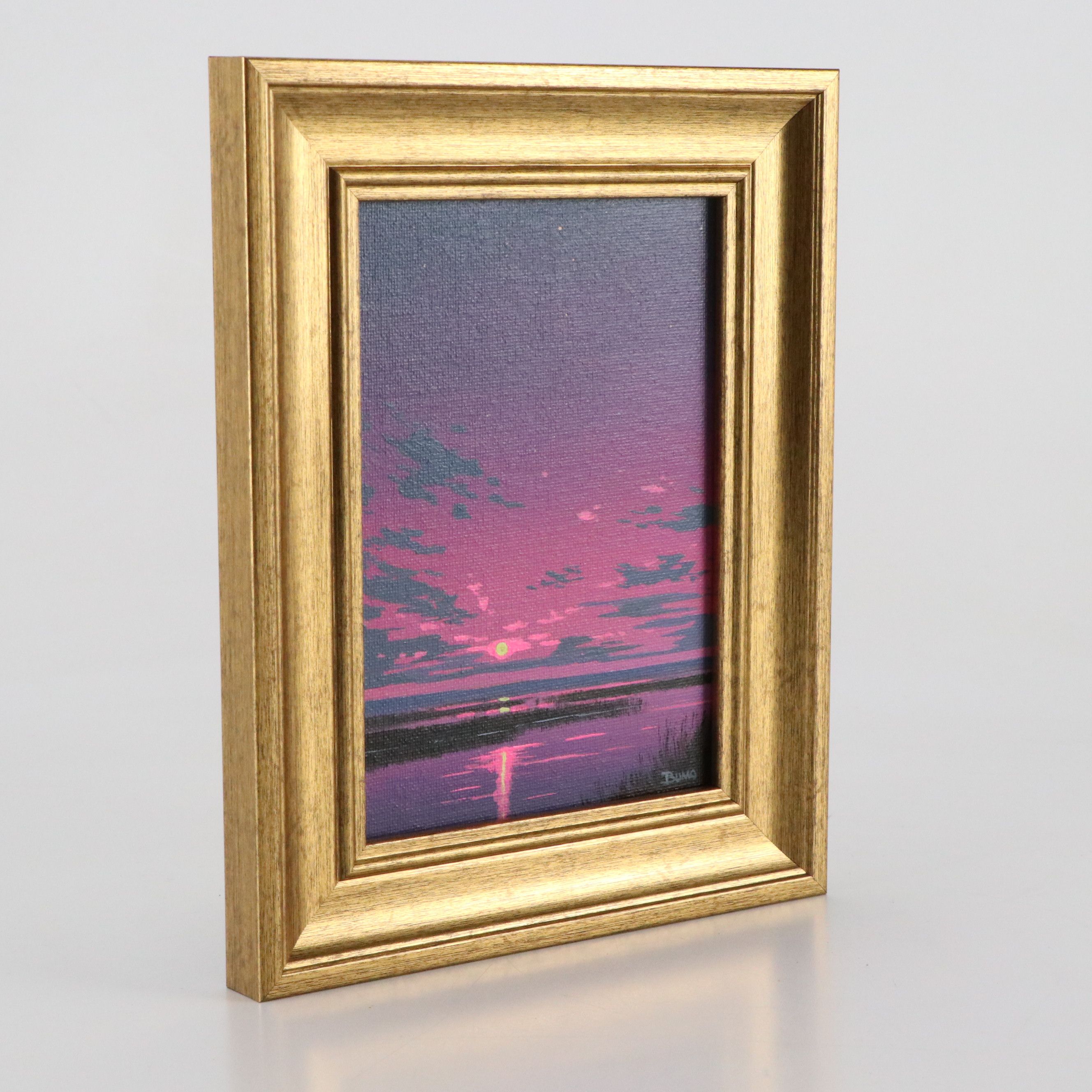 Douglas "Bumo" Johnpeer Acrylic Landscape Painting, Circa 2026
