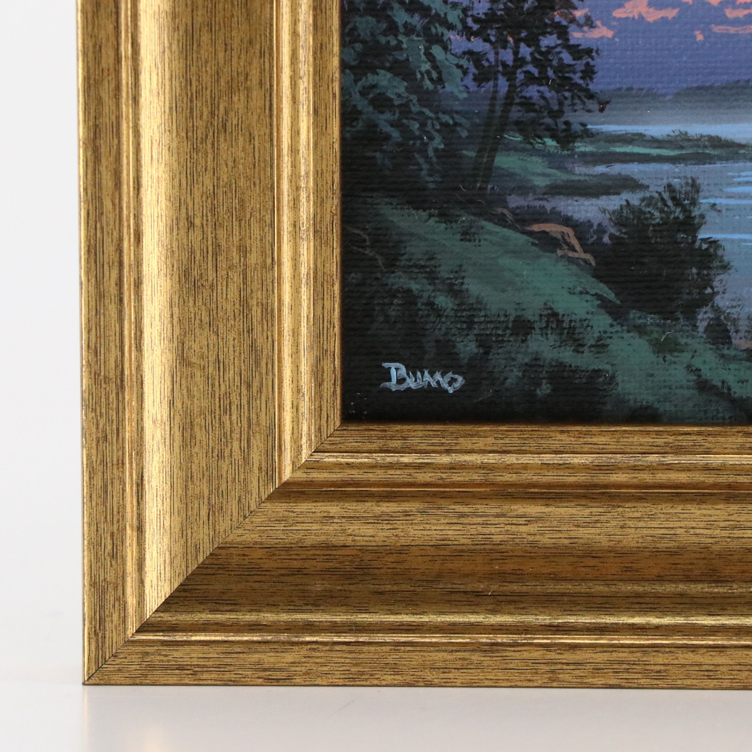 Douglas "Bumo" Johnpeer Acrylic Landscape Painting, Circa 2026