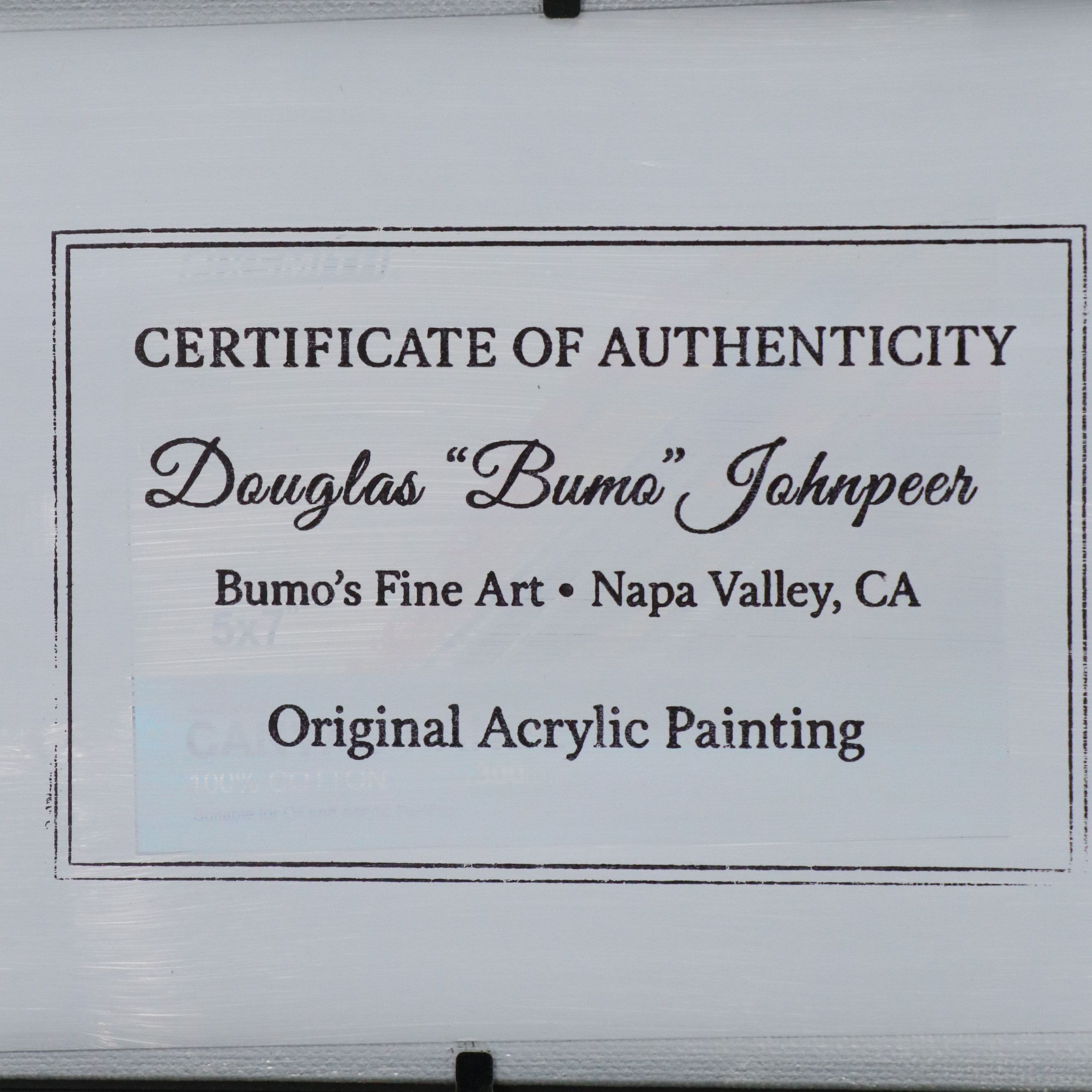 Douglas "Bumo" Johnpeer Acrylic Landscape Painting, Circa 2026