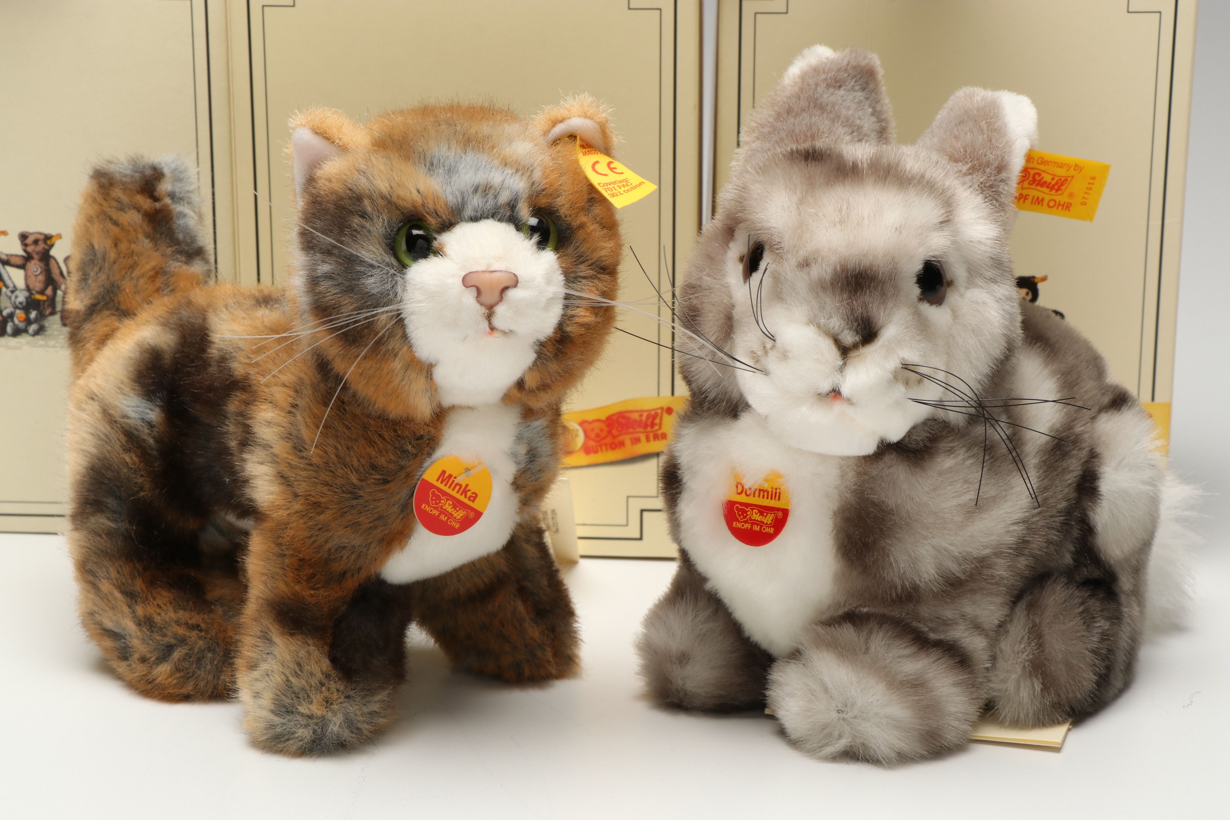 Steiff  "Hoppel," "Hase," "Dormili" and More Stuffed Animals
