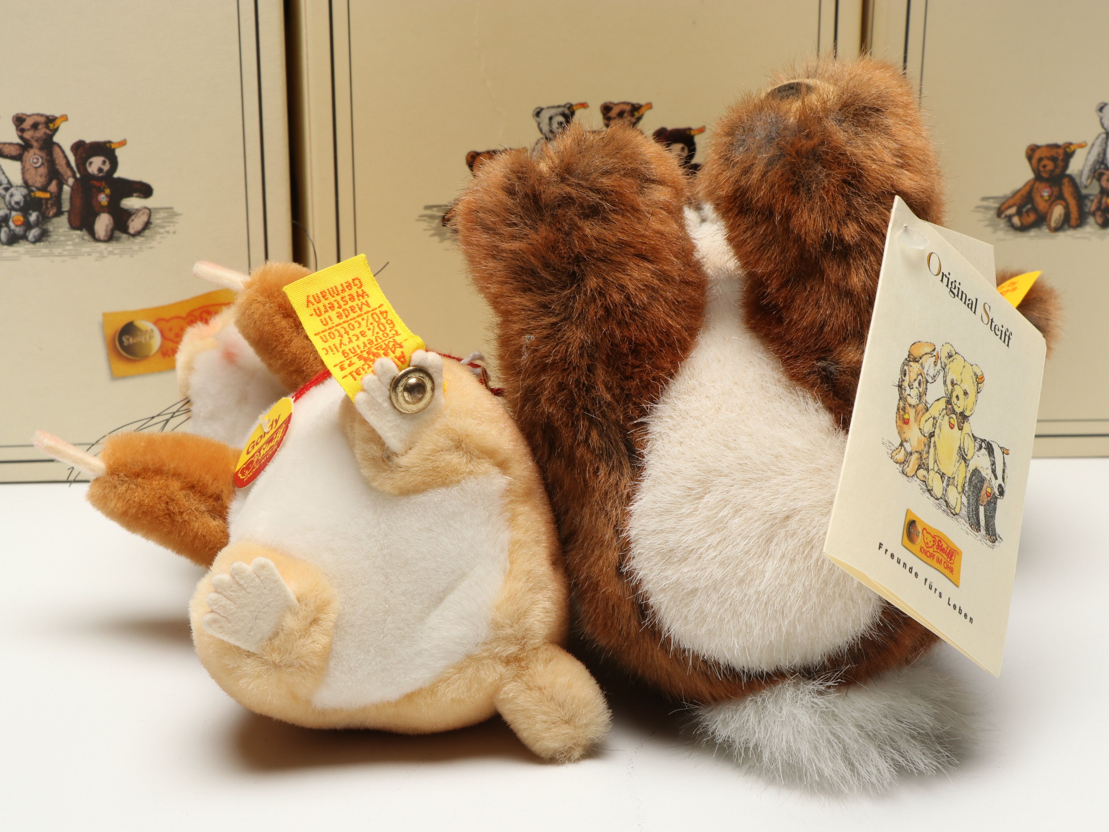Steiff  "Hoppel," "Hase," "Dormili" and More Stuffed Animals