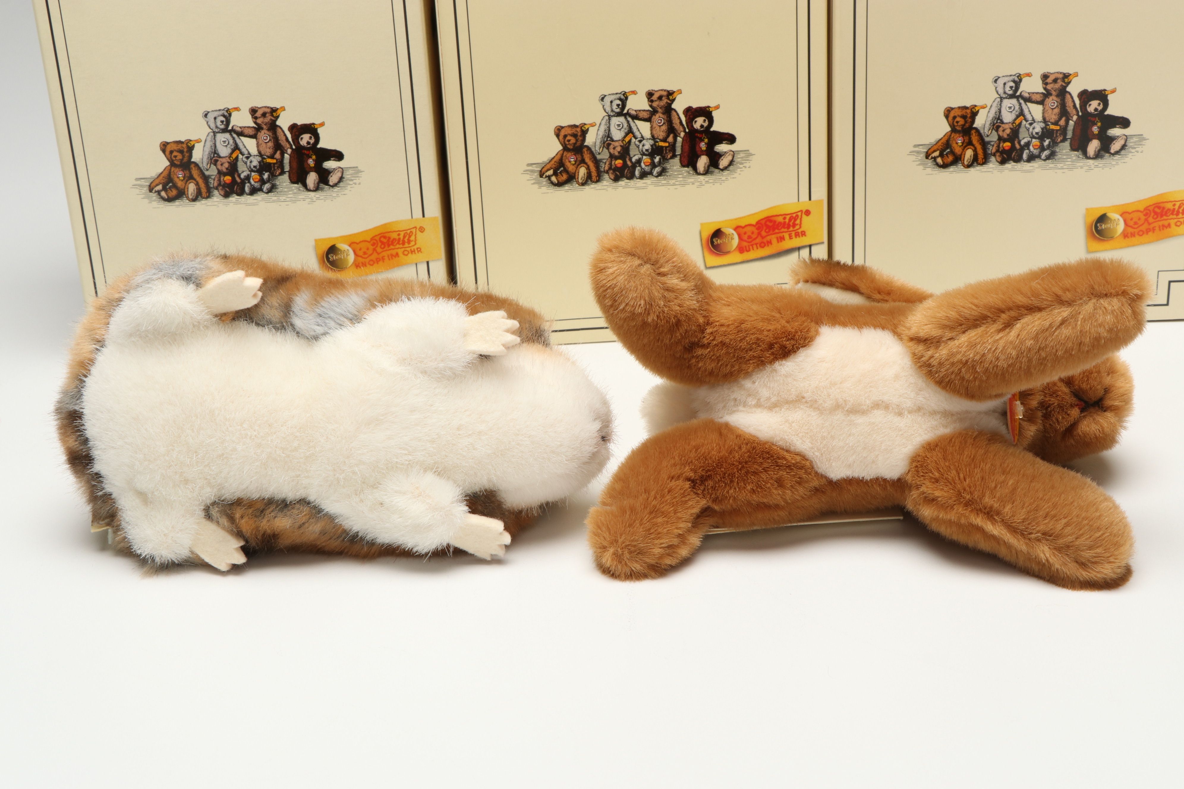 Steiff  "Hoppel," "Hase," "Dormili" and More Stuffed Animals