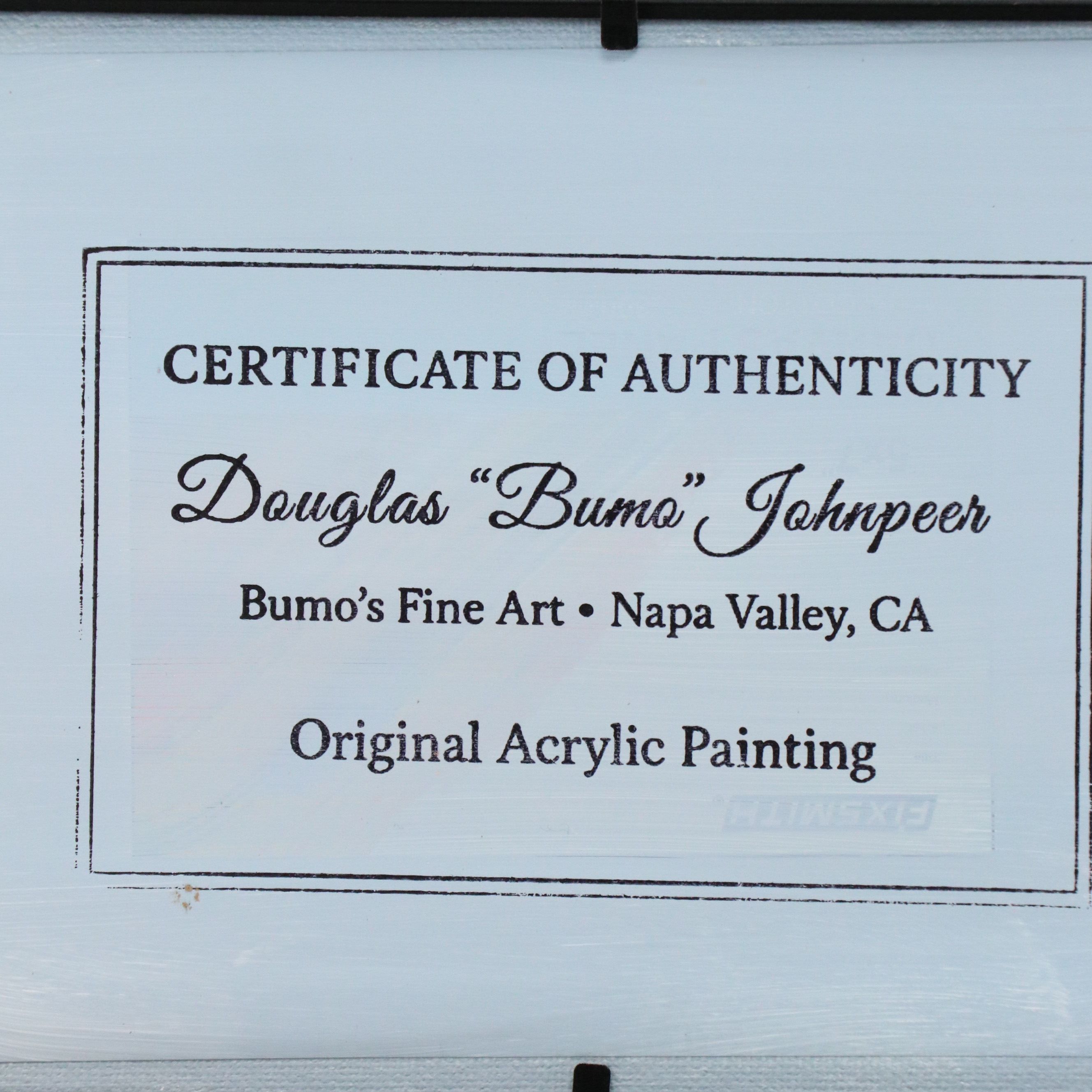 Douglas "Bumo" Johnpeer Acrylic Landscape Painting, Circa 2026