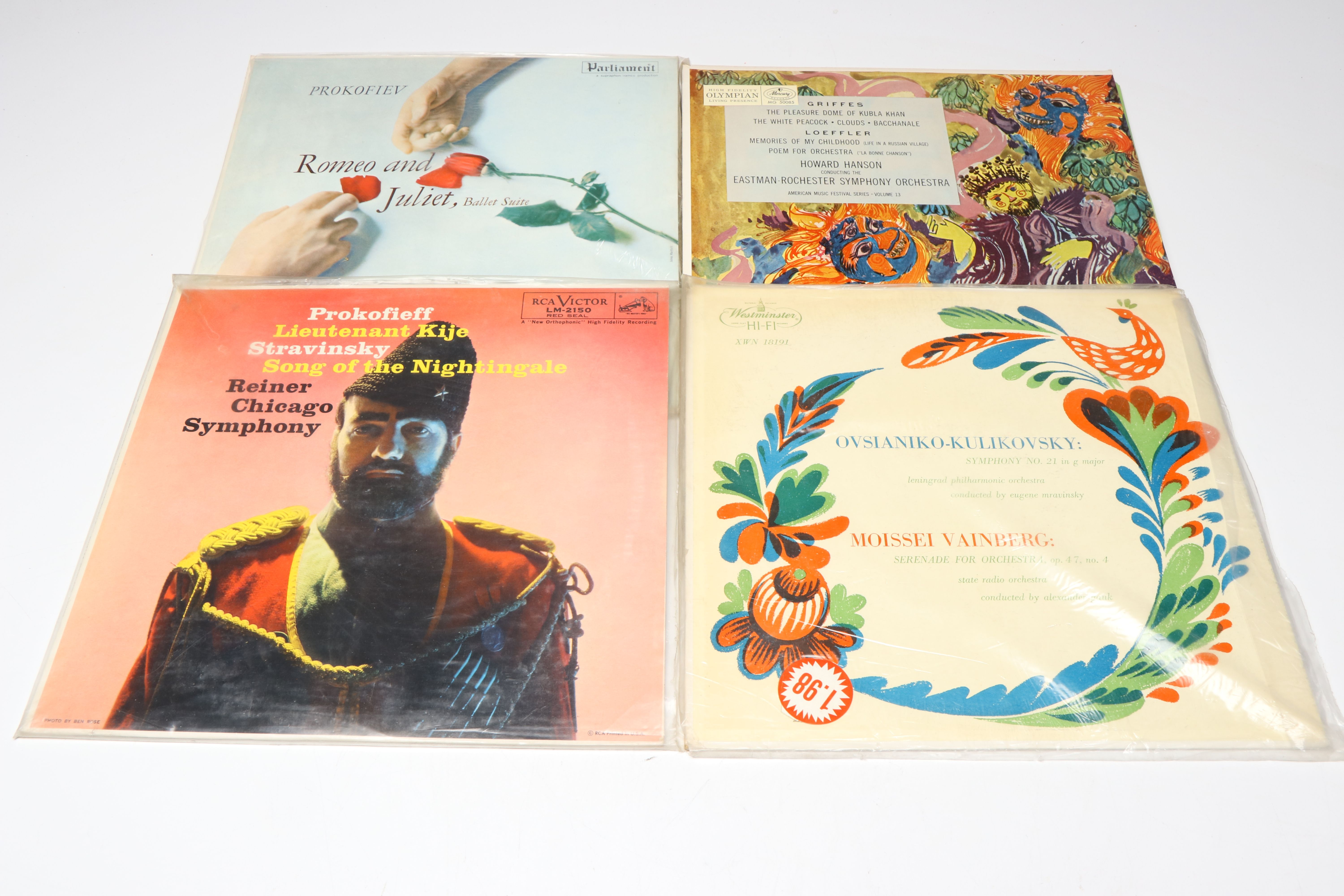 Giacomo Puccini, Prokofiev and Other Medieval to Modern Classical Records