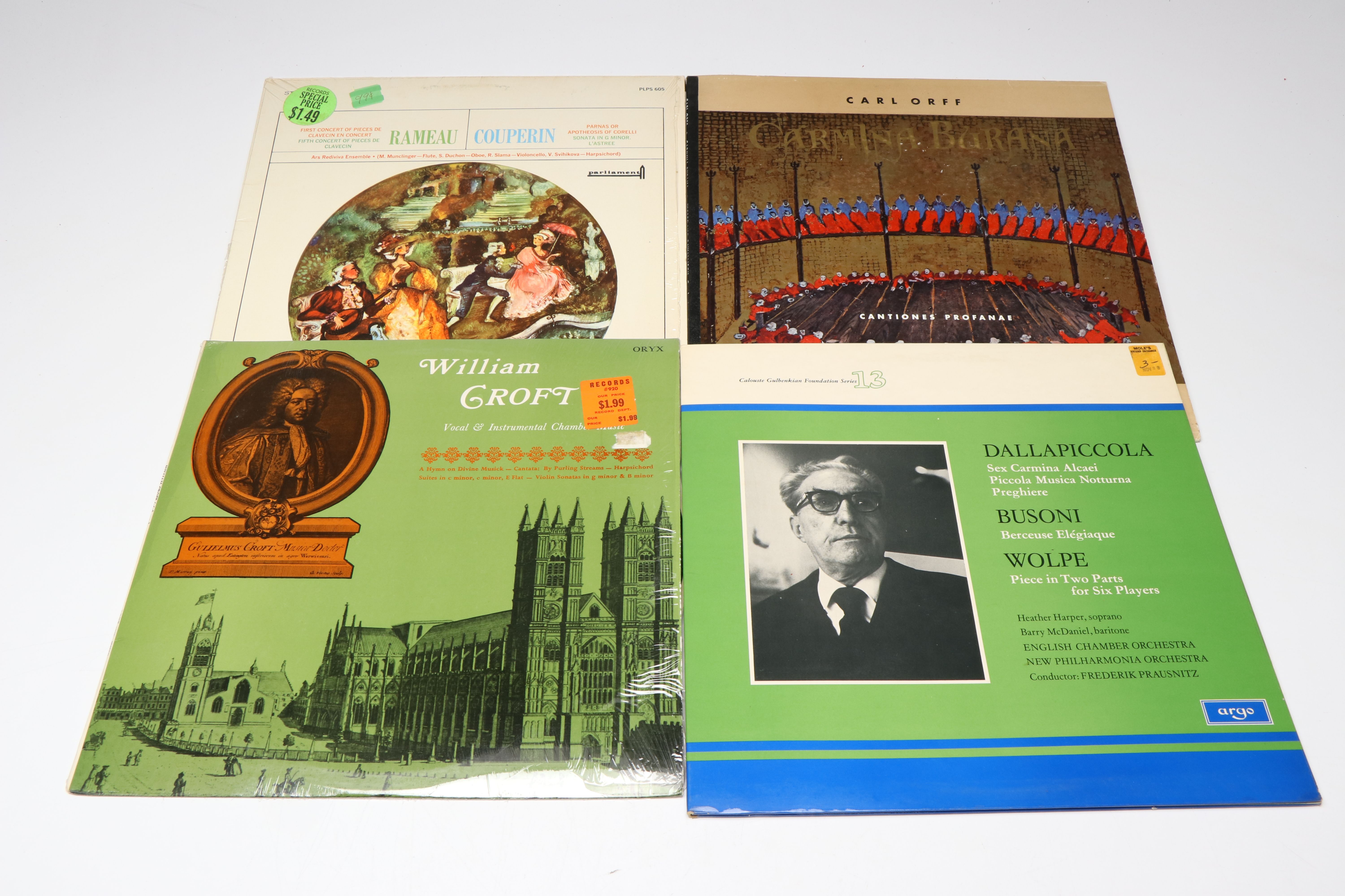 Giacomo Puccini, Prokofiev and Other Medieval to Modern Classical Records