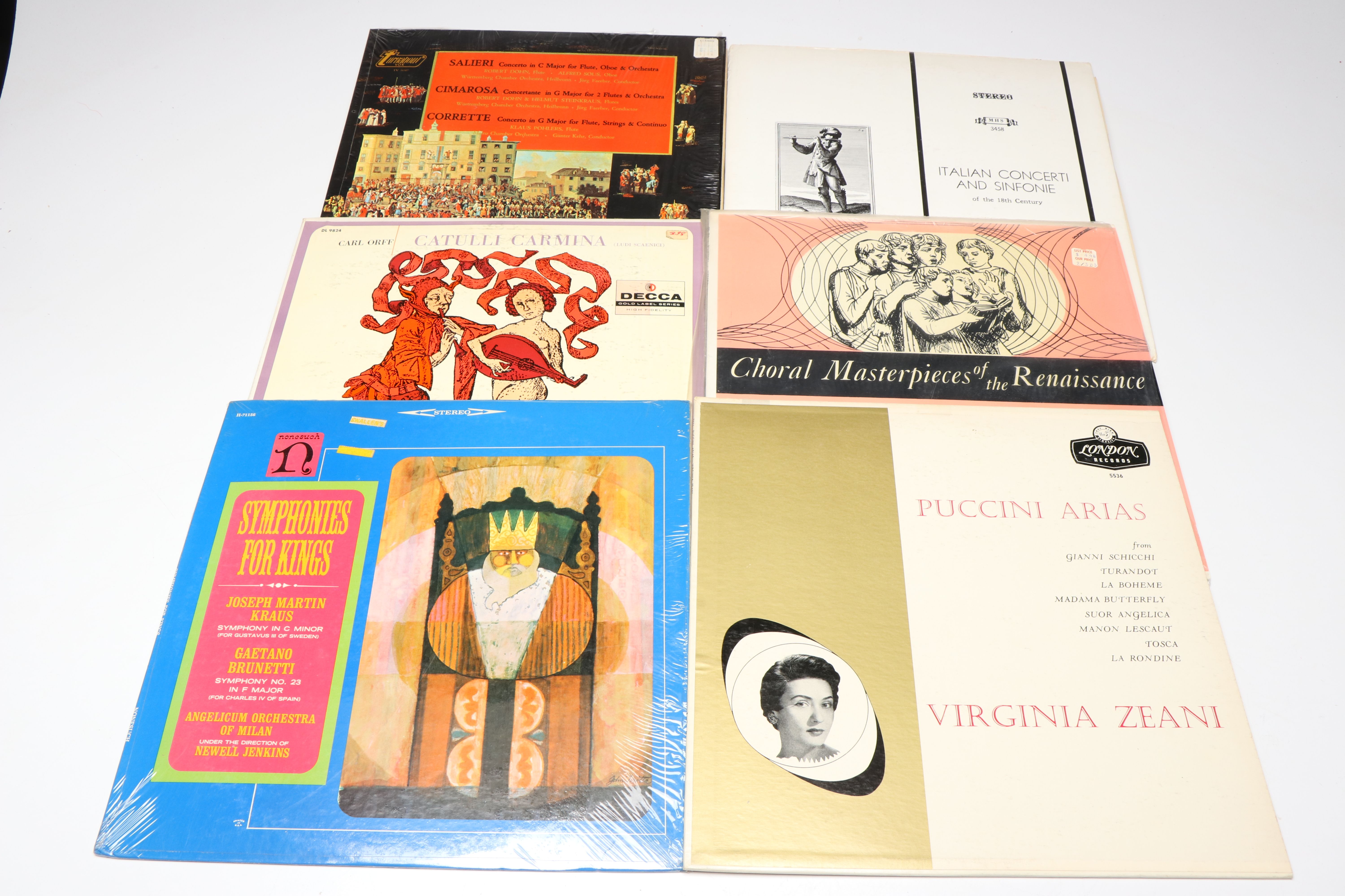 Giacomo Puccini, Prokofiev and Other Medieval to Modern Classical Records