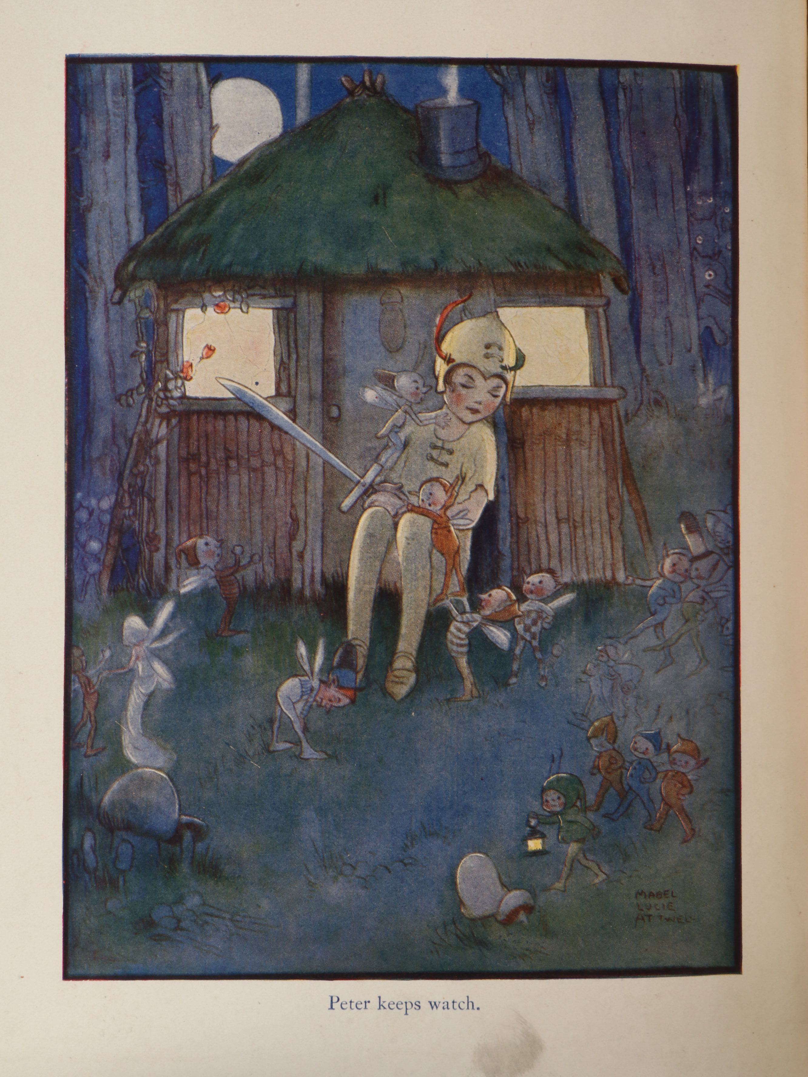 Mabel Lucie Attwell Illustrated "Peter Pan and Wendy" by J. M. Barrie, 1931