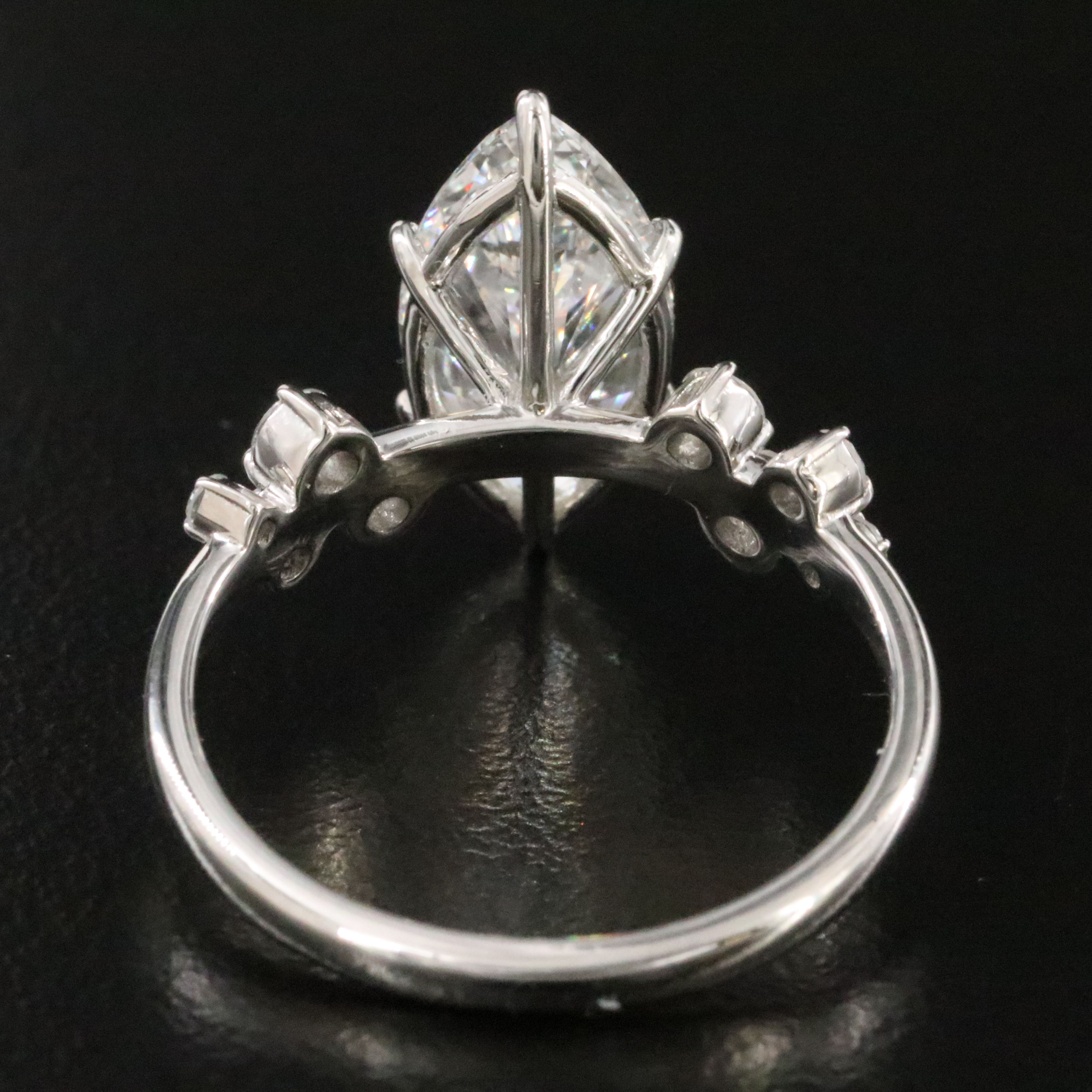 Platinum 2.81 CTW Lab Grown Diamond Ring with IGI Report