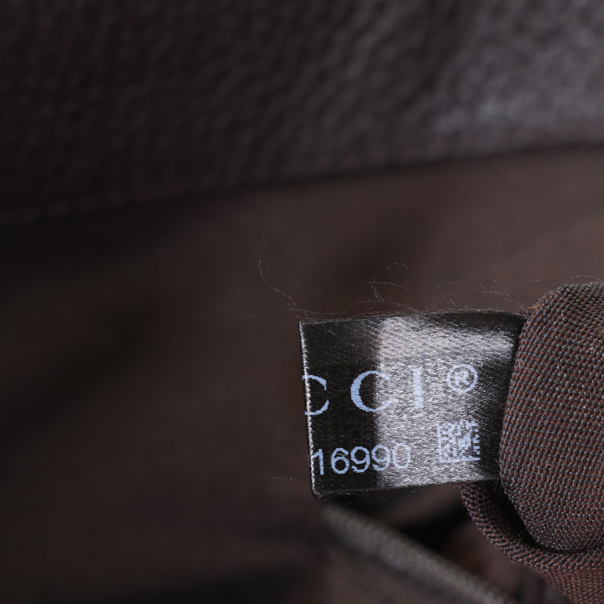 GUCCI GG Supreme Monogram Small Tote in Brown Coated Canvas