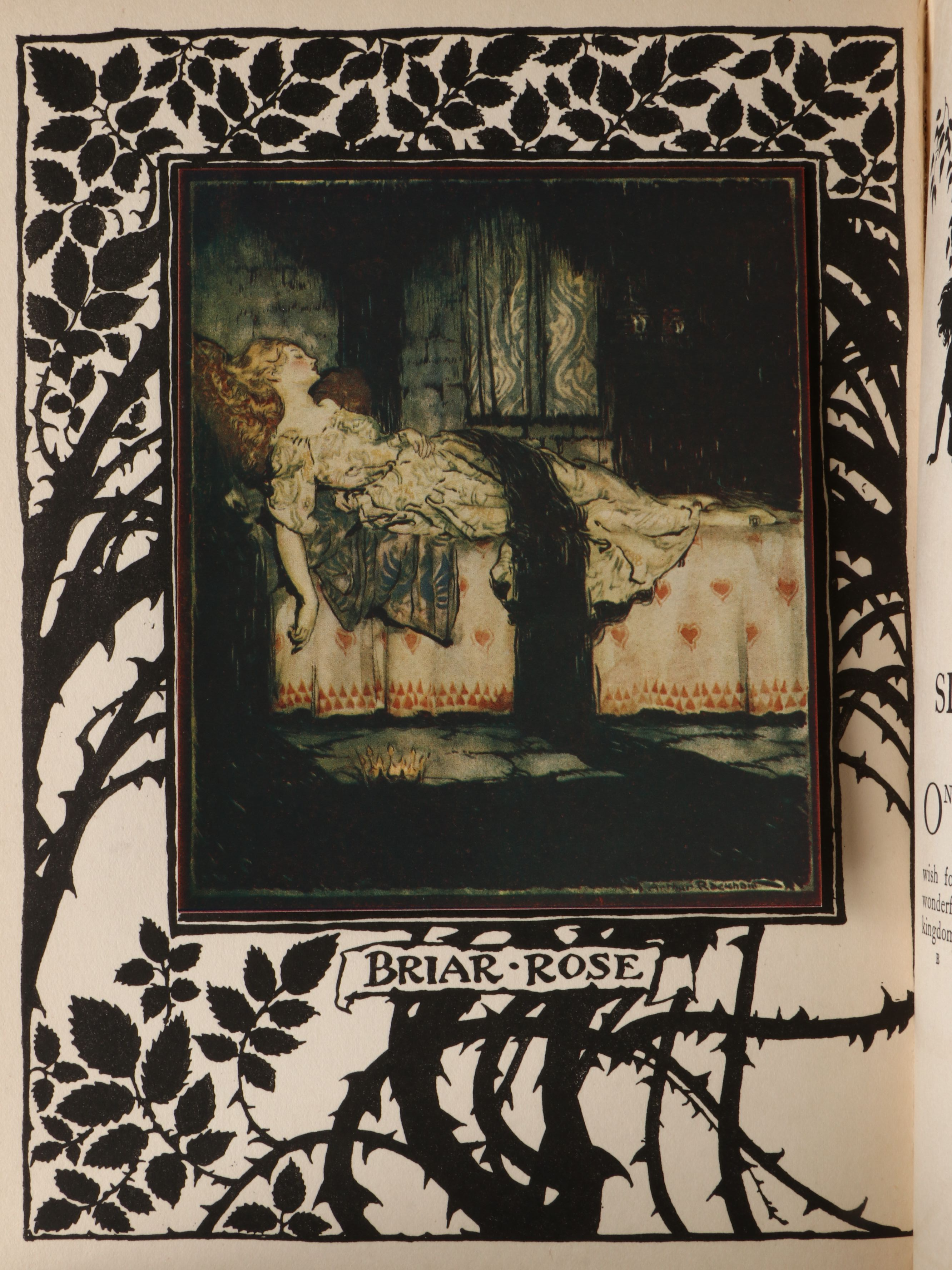 Arthur Rackham Illustrated First Edition "The Sleeping Beauty" by C. S. Evans