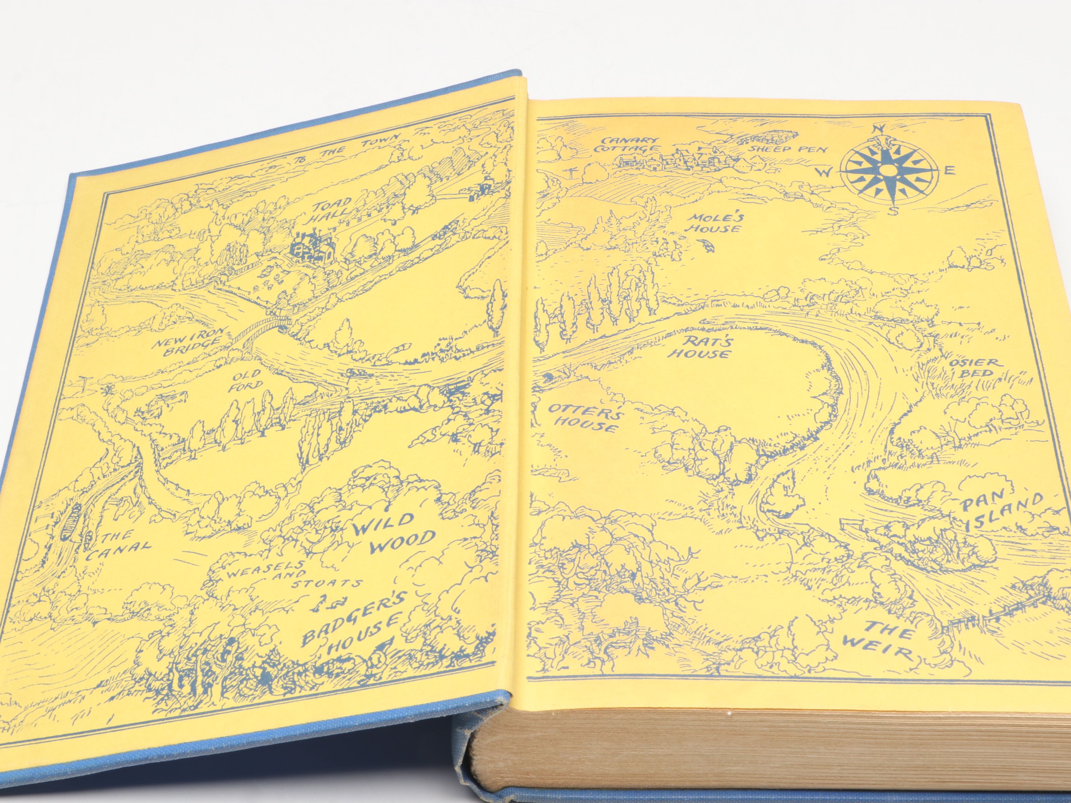 Illustrated "The Wind in the Willows" by Kenneth Grahame, 1933
