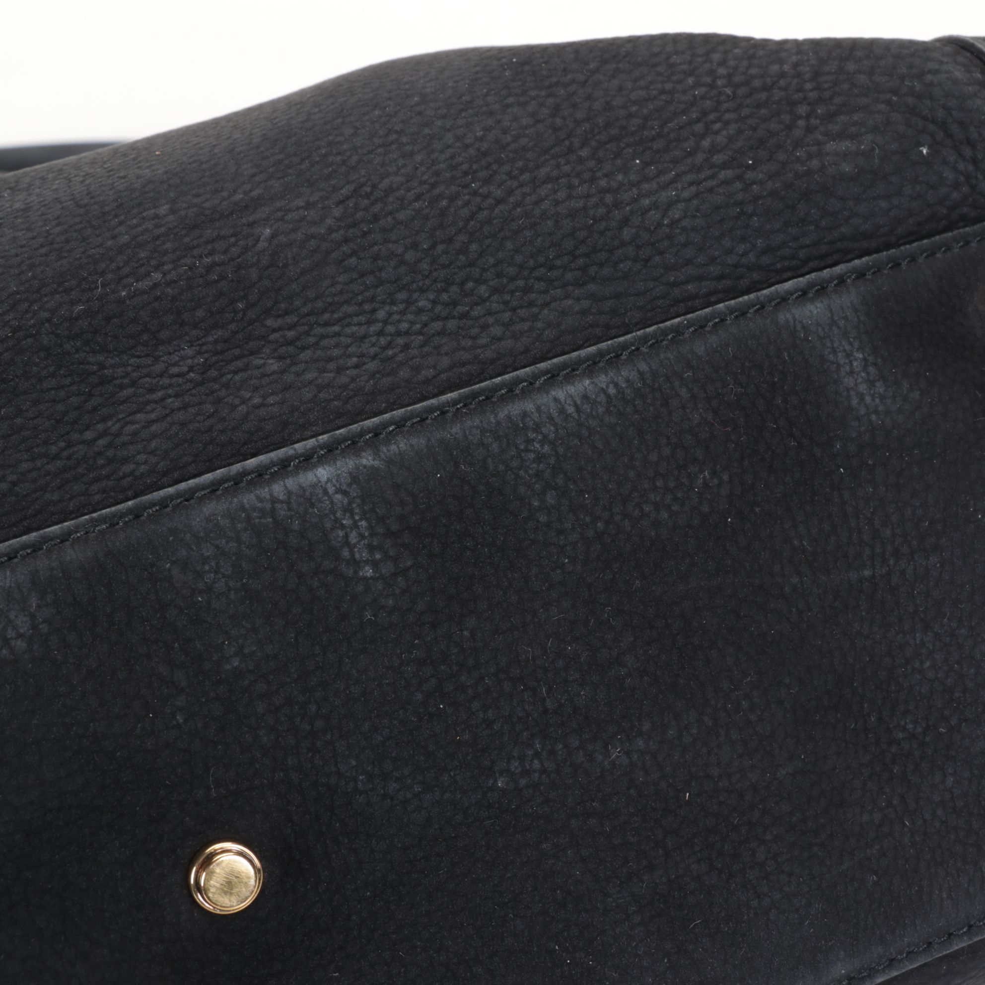 Gucci GG Medium Running Tote in Black Suede