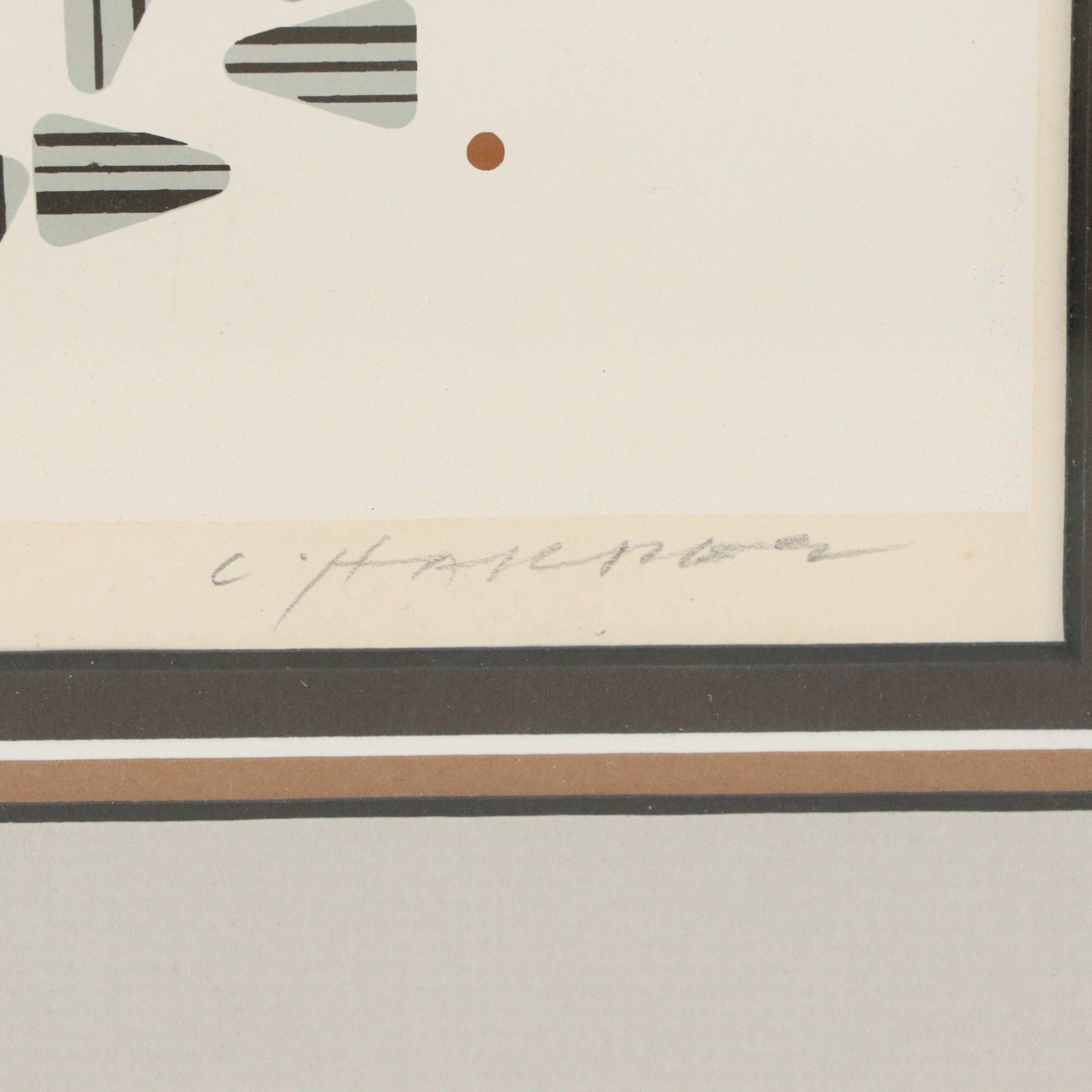 Charley Harper Serigraph "Cheeky Chippy"