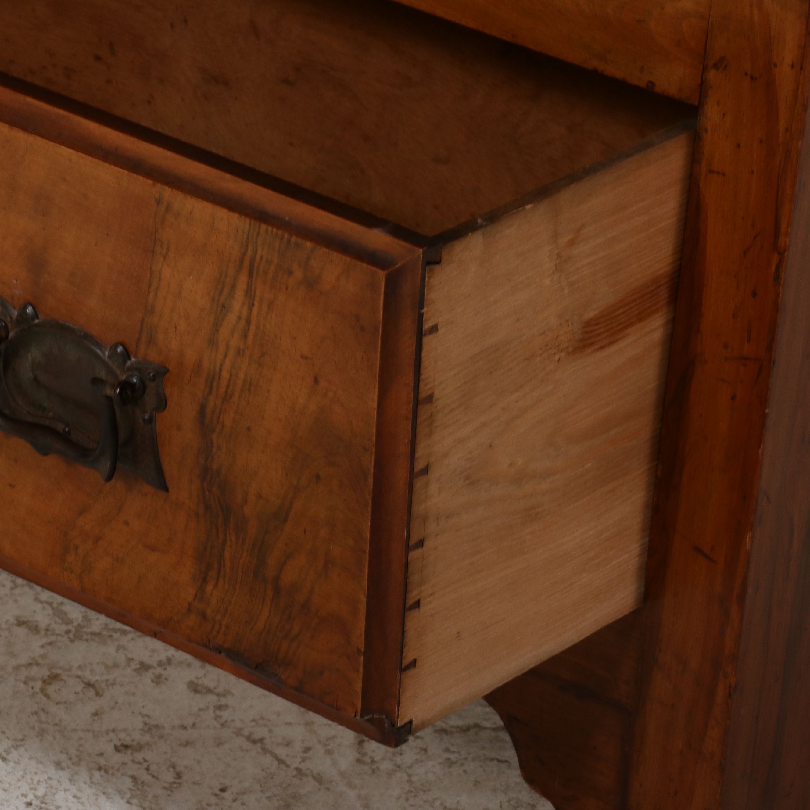 Late Victorian Knockdown Walnut Armoire